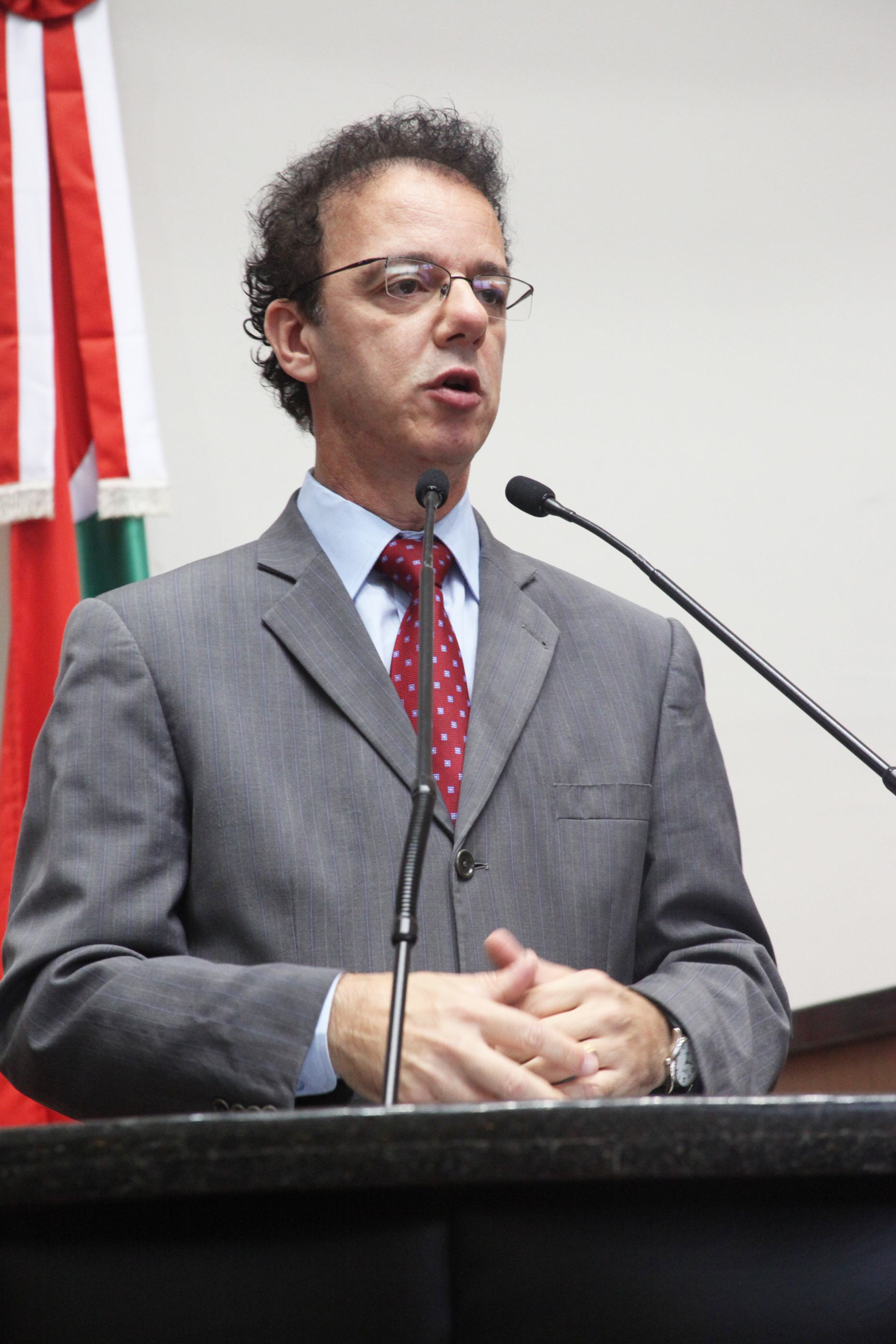 Deputado Ismael dos Santos (PSD). Sessão Ordinária. Foto: Leonardo Gonçalves / Agência AL