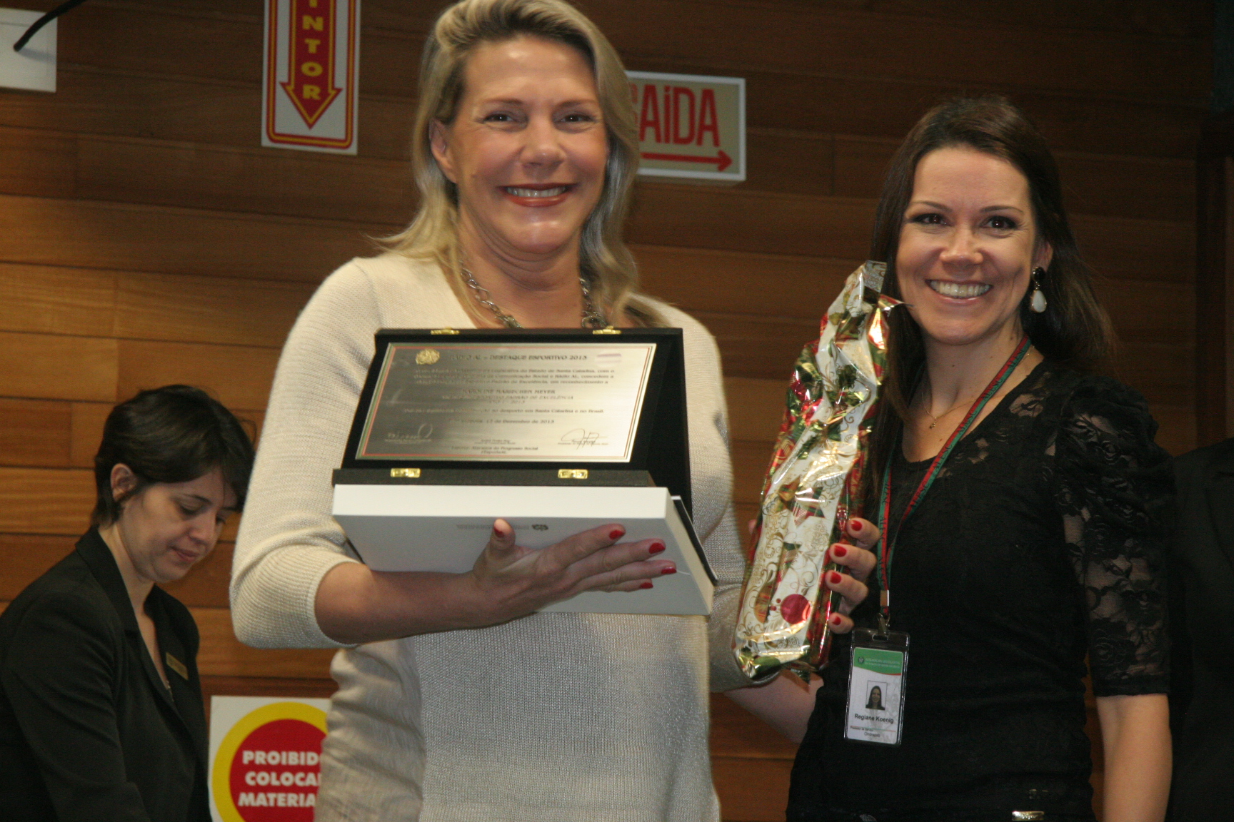 Homenagem a Karol Meyer - Rádio AL Homenageia Esportistas Catarinenses - Foto: Eduardo Guedes de Oliveira/Agência AL
