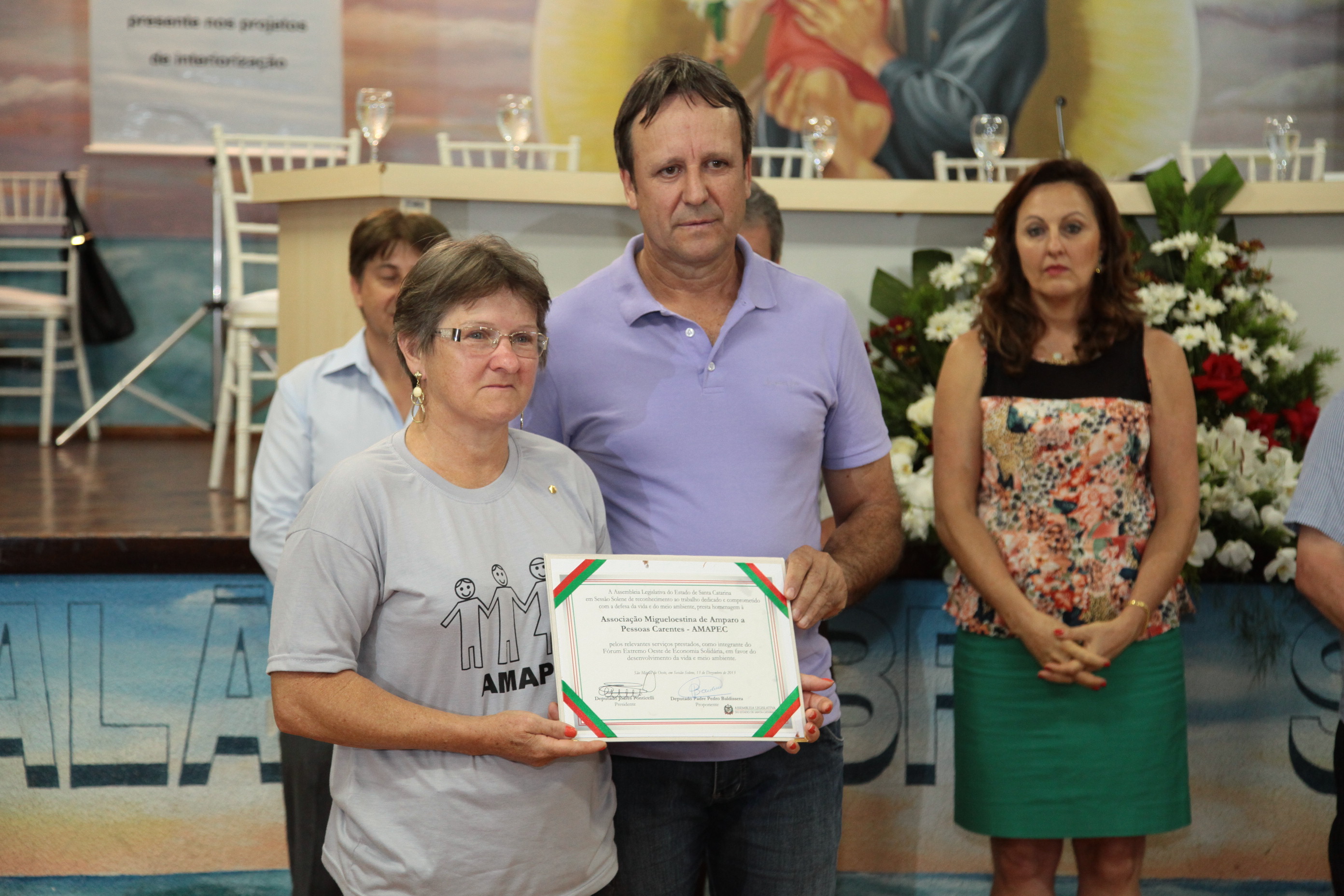 Sessão Solene pela Vida e pelo Meio Ambiente - São Miguel do Oeste/SC. Foto: Miriam Zomer/Agência AL