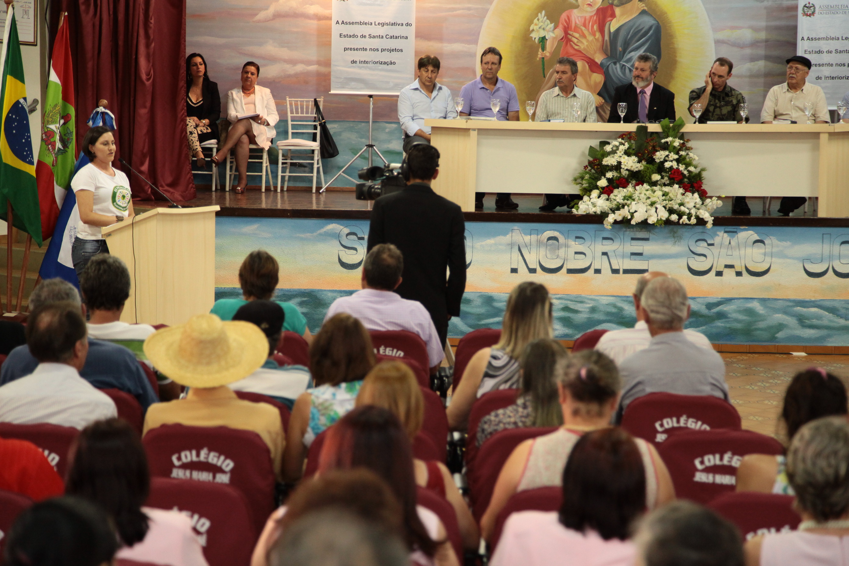 Sessão Solene pela Vida e pelo Meio Ambiente - São Miguel do Oeste/SC. Foto: Miriam Zomer/Agência AL