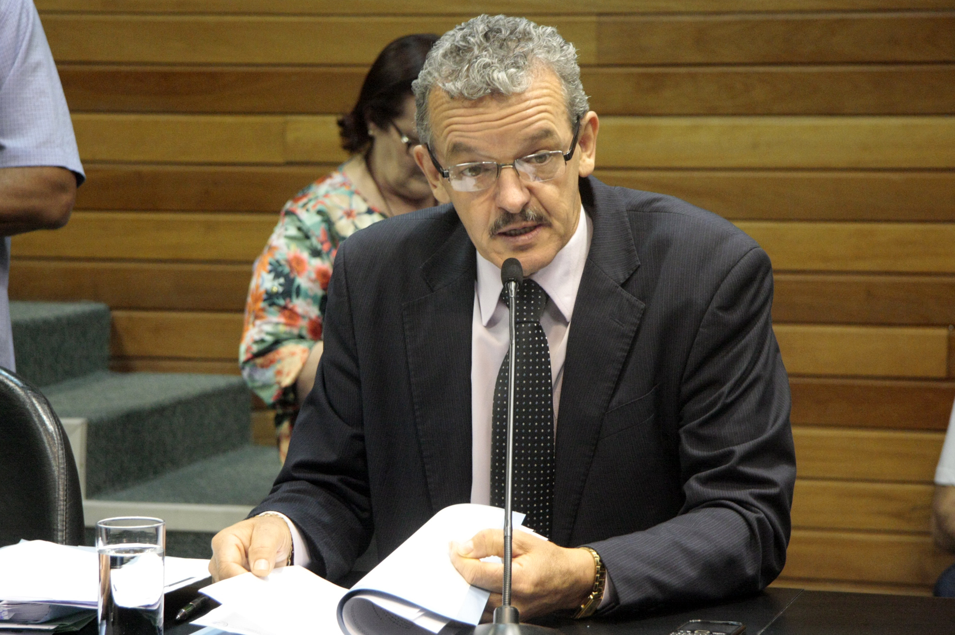 Deputado Dirceu Dresch (PT). Comissão de Constituição e Justiça. Foto: Leonardo Gonçalves / Agência AL