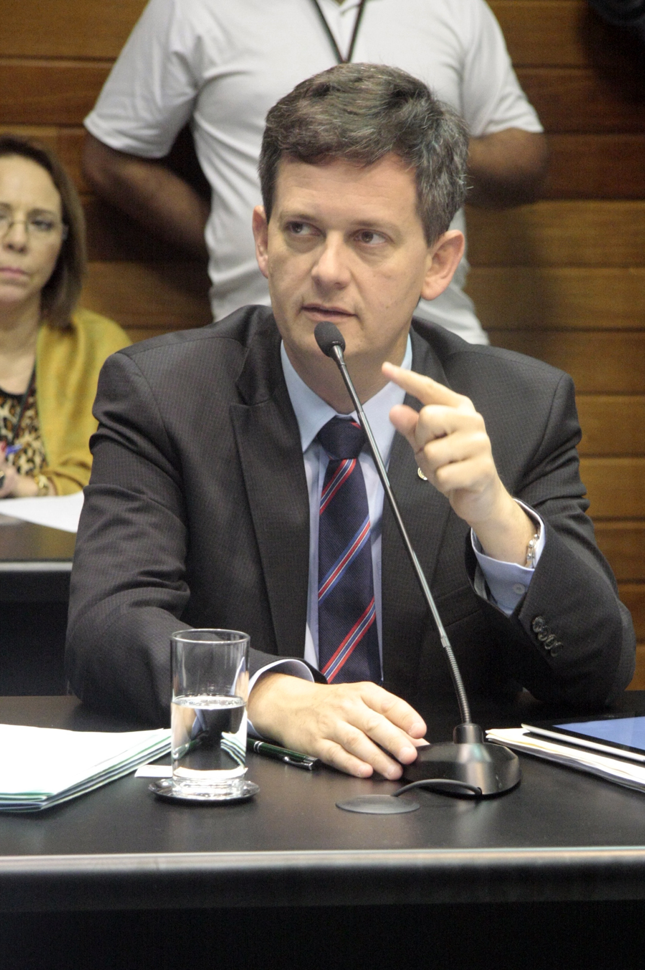 Deputado Jean Kuhlmann (PSD). Comissão de Constituição e Justiça. Foto: Leonardo Gonçalves / Agência AL