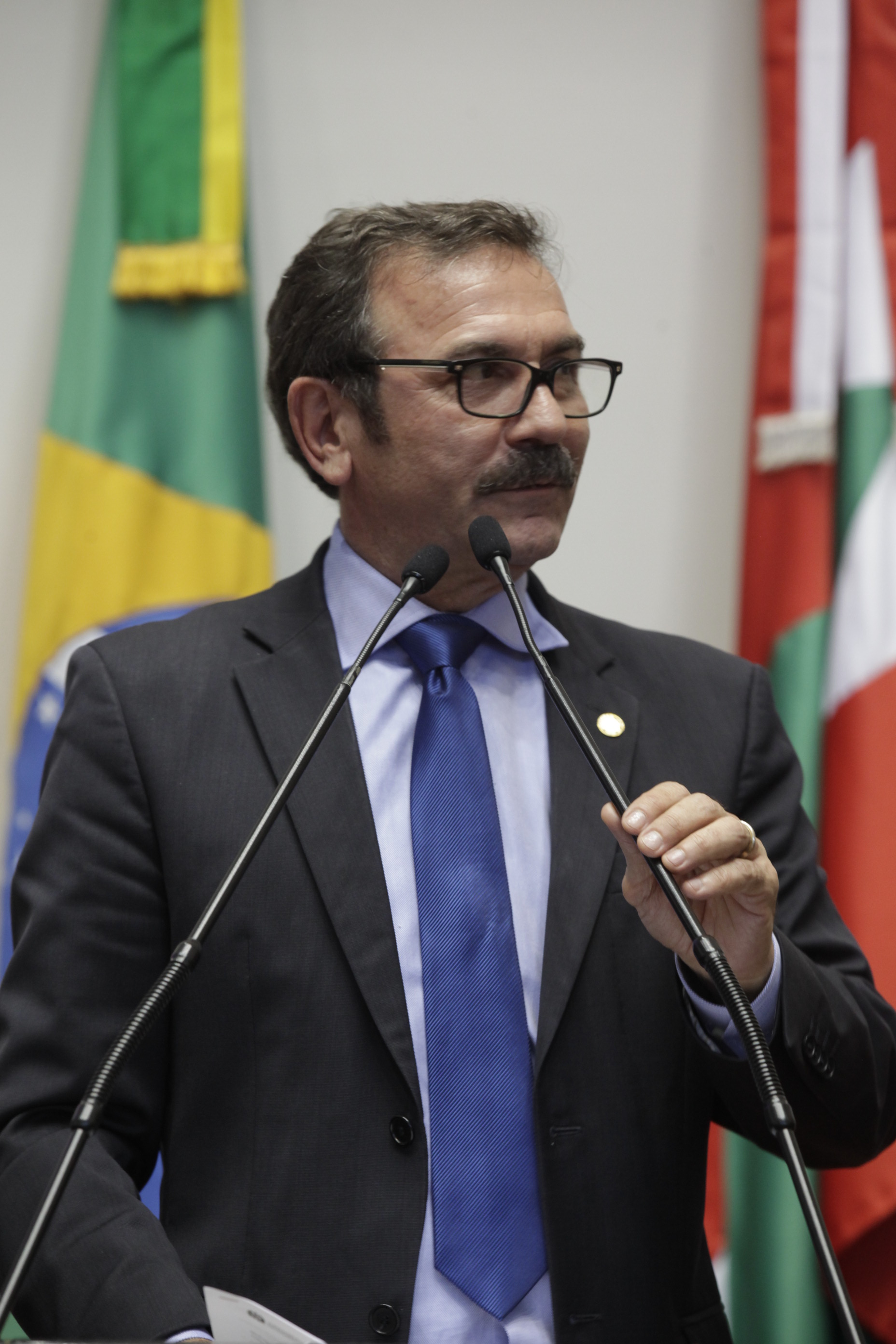 Sessão Ordinária - Plenário Osni Régis. Deputado Serafim Venzon (PSDB)  Foto: Carlos Kilian/ Agência AL