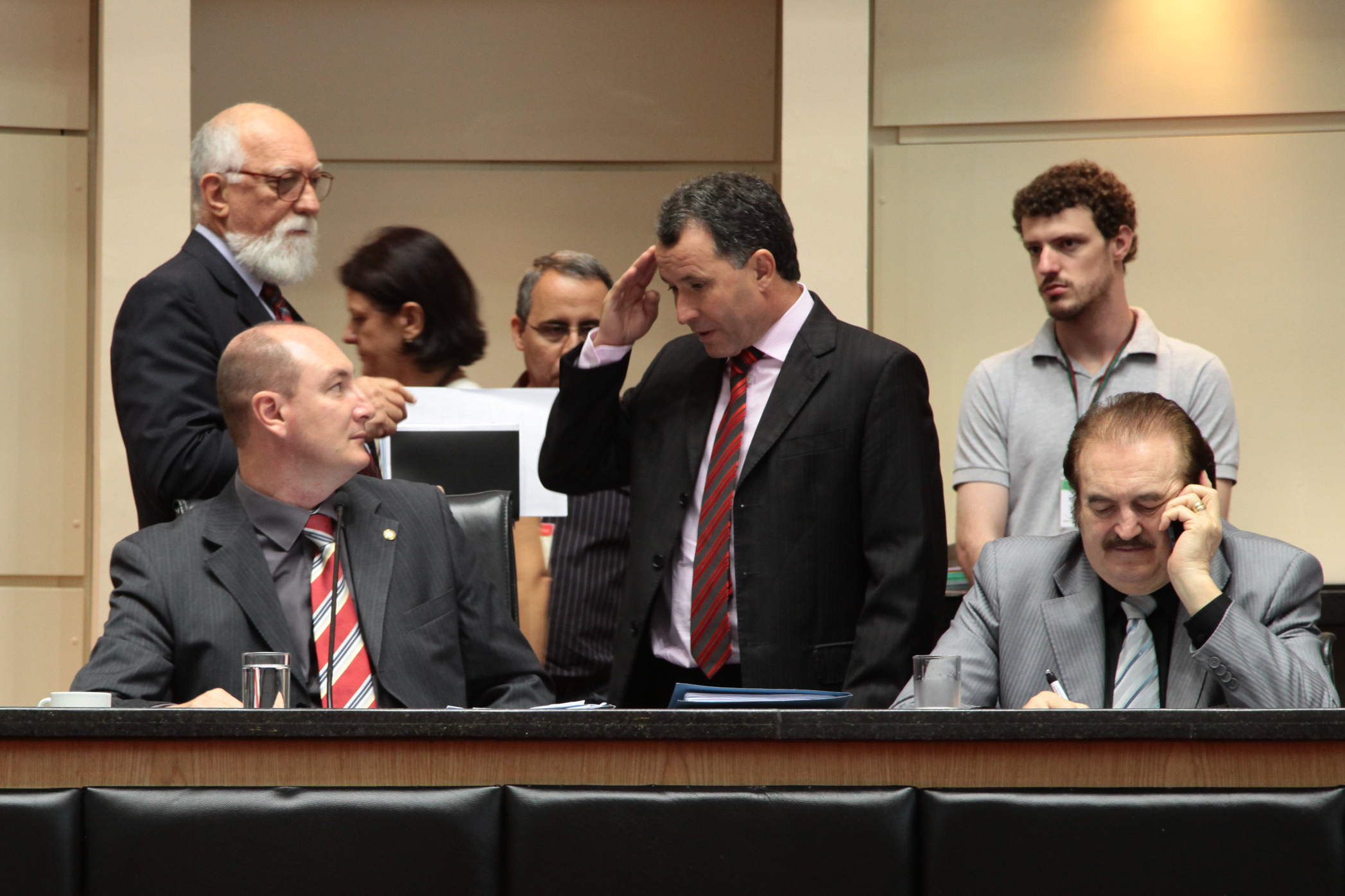 Reunião Extraordinária da Comissão de Constituição e Justiça. Foto: Miriam Zomer/ Agência AL
