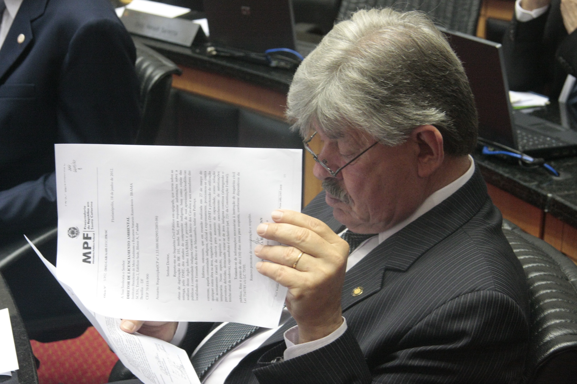 Dep. Reno Caramori. Sessão Ordinária. Foto: Fábio Queiroz/Agência AL