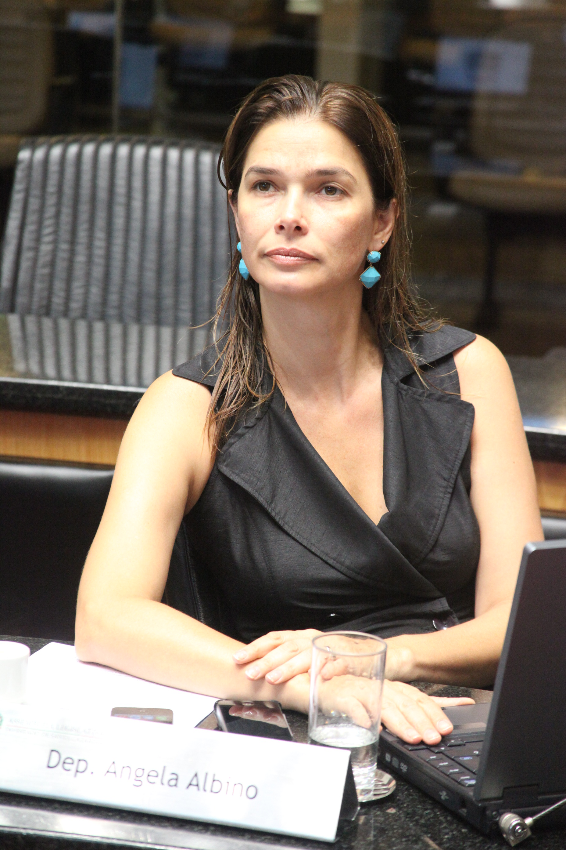 Deputada Angela Albino (PCdoB). Sessão Ordinária. Foto: Fábio Queiroz / Agência AL