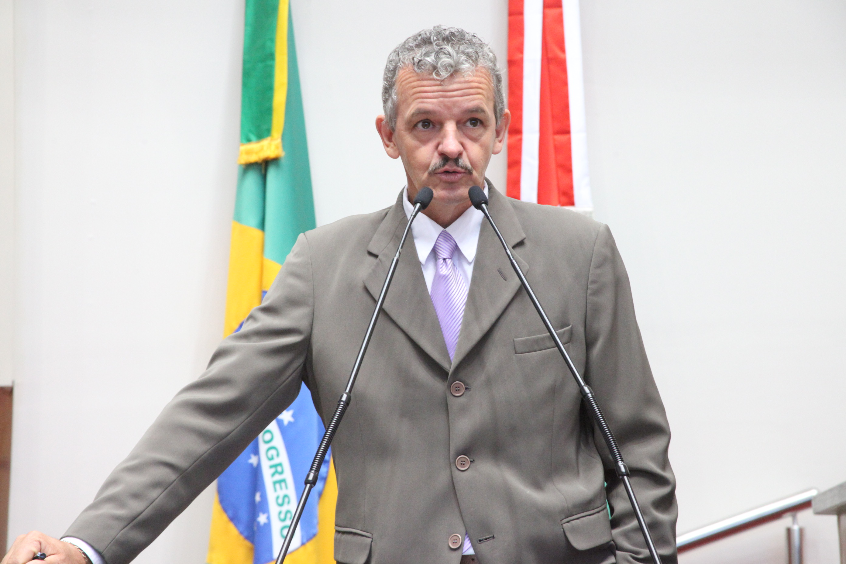 Deputado Dirceu Dresch (PT). Sessão Ordinária. Foto: Fábio Queiroz / Agência AL