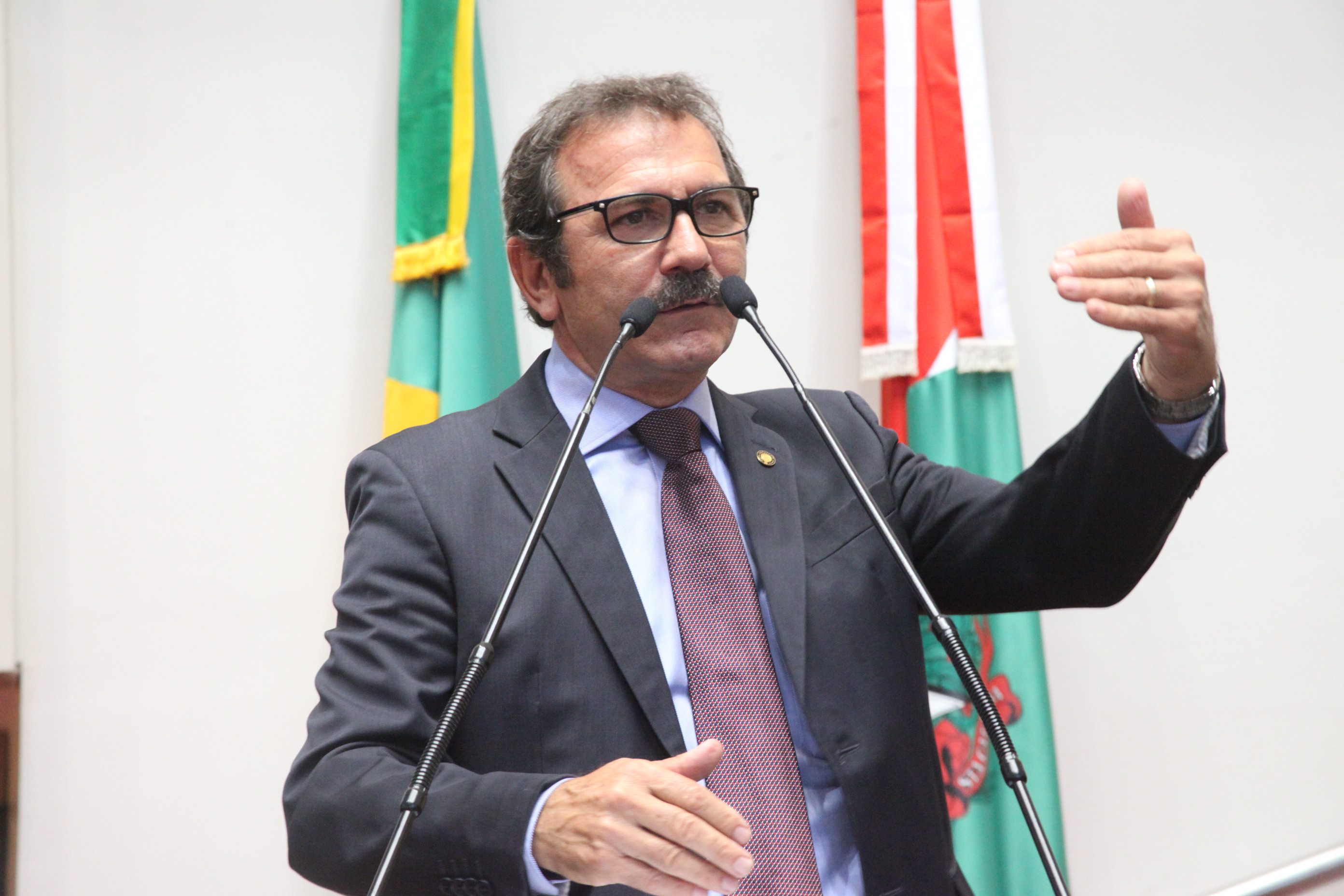 Deputado Serafim Venzon (PSDB). Sessão Ordinária. Foto: Fábio Queiroz / Agência AL