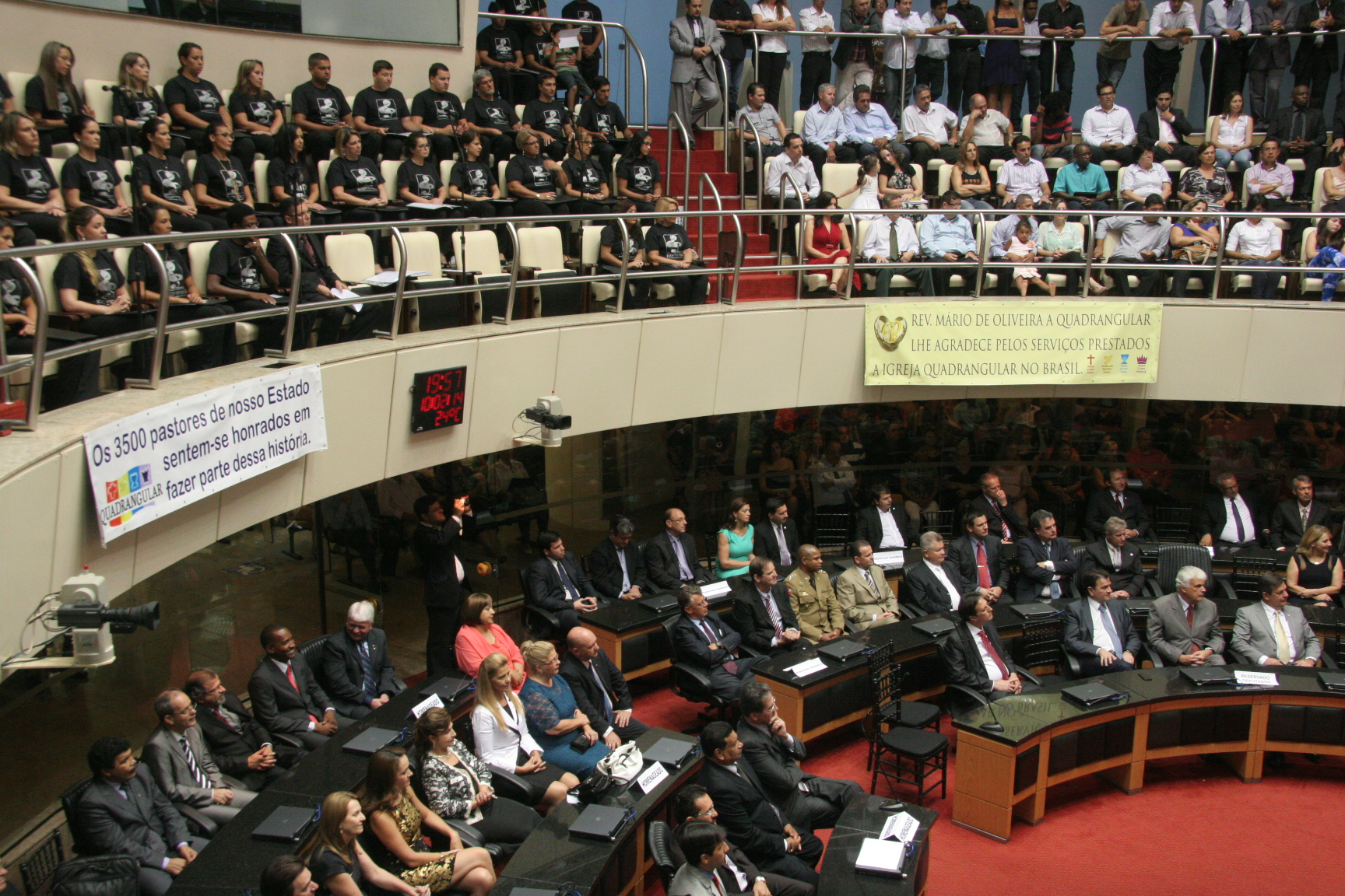 Sessão  Especial em Homenagem à Igreja do Evangelho Quadrangular. Foto: Eduardo Guedes de Oliveira/Agência AL