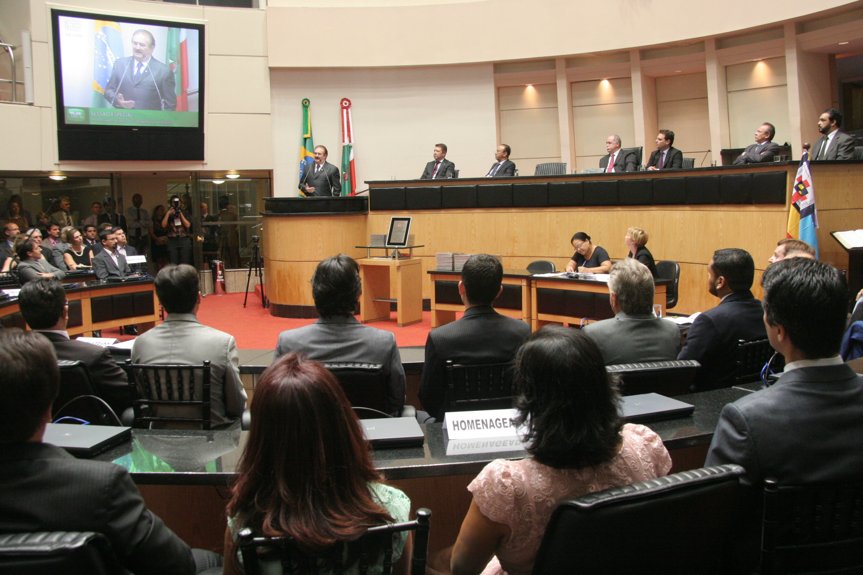 Sessão  Especial em Homenagem à Igreja do Evangelho Quadrangular. Foto: Eduardo Guedes de Oliveira/Agência AL