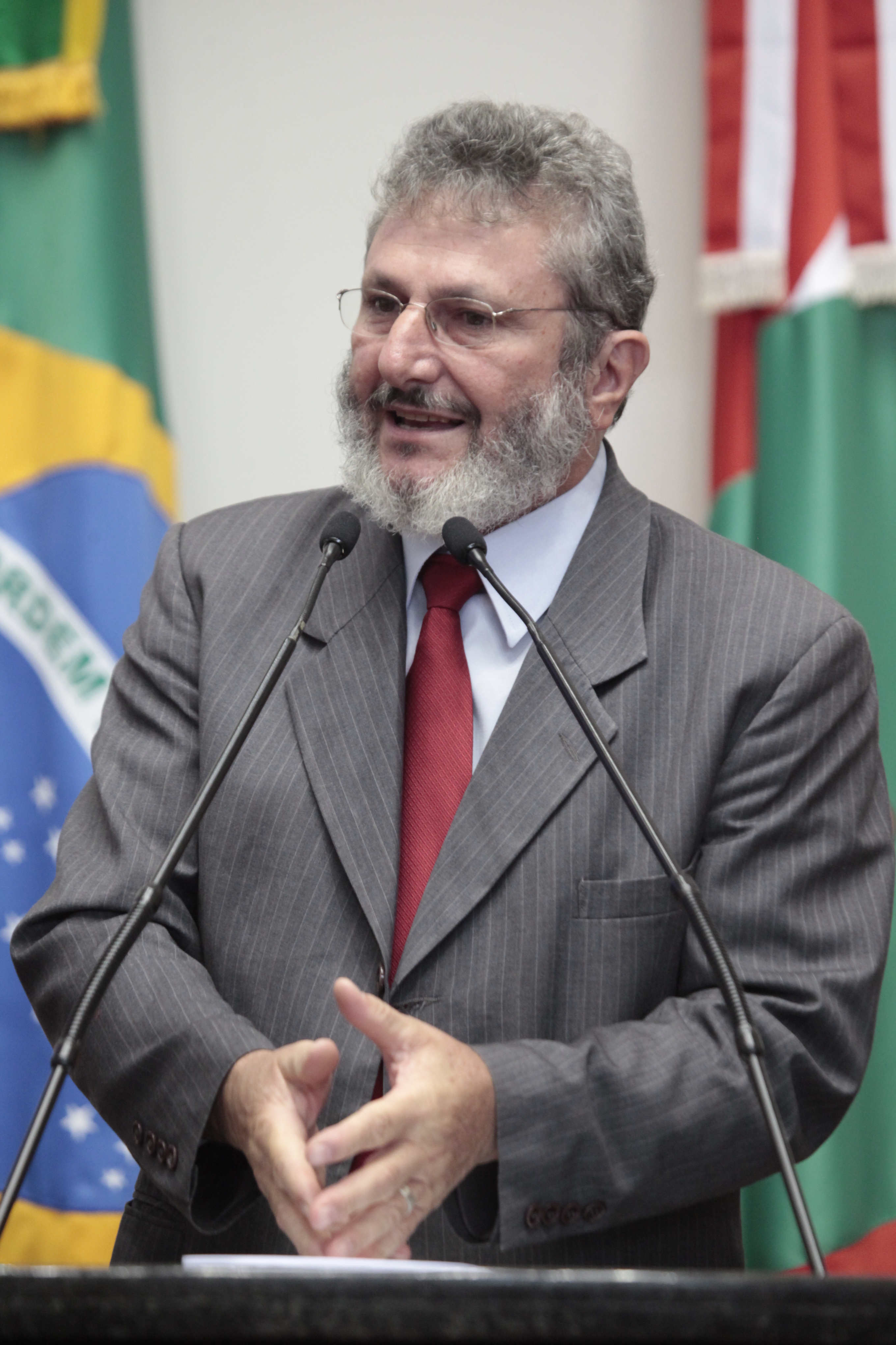 Sessão Ordinária - Plenário Osni Régis. Deputado Padre Pedro Baldissera (PT)  Fotos: Carlos Kilian/Agência AL