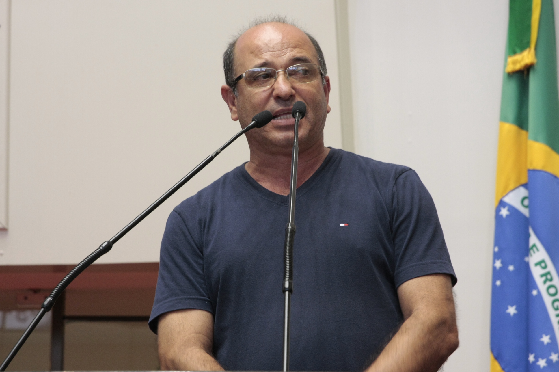 Sessão Plenária - Pedro Paulo das Chagas. Presidente do SindSaúde. Foto: Eduardo Guedes de Oliveira / Agência AL