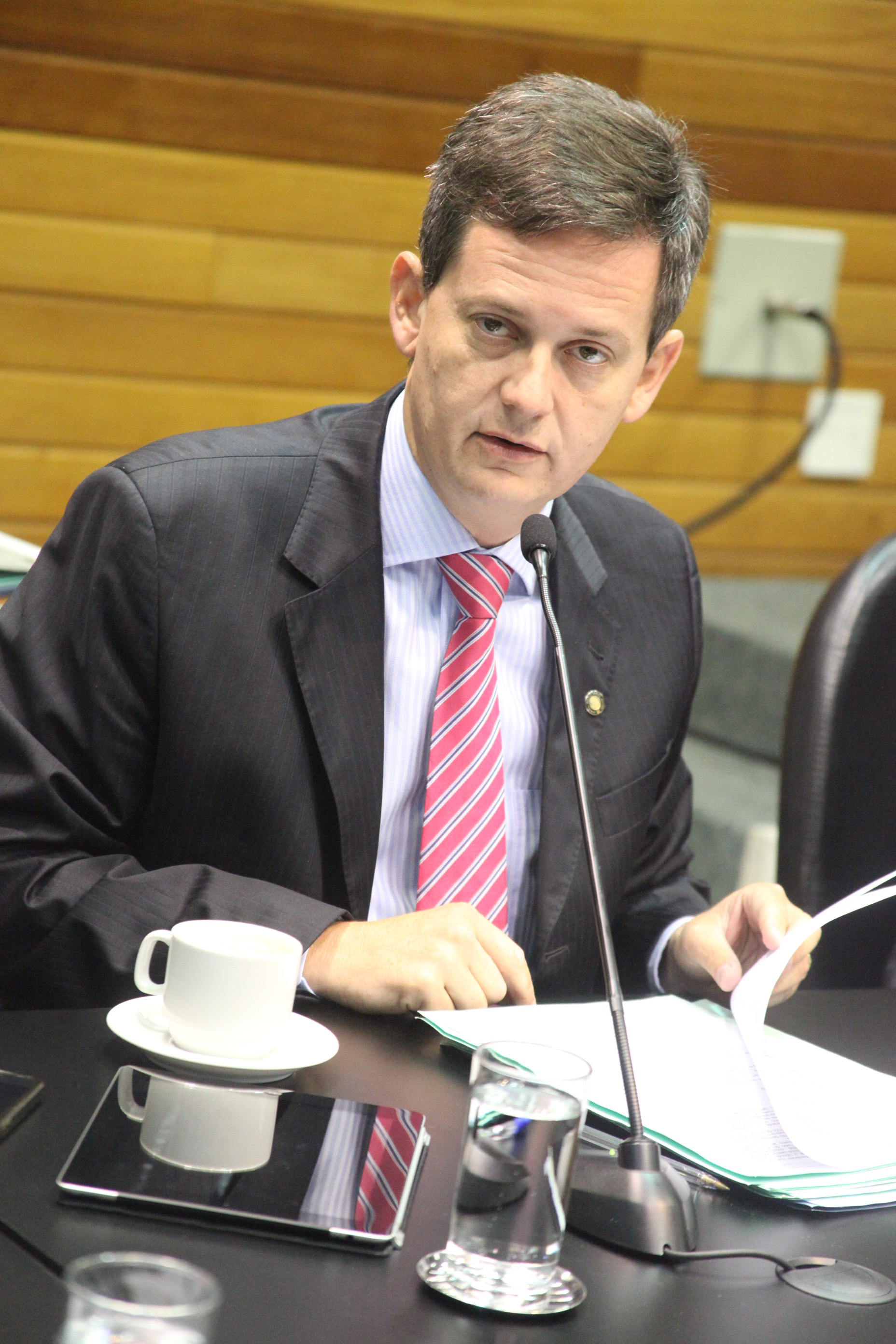 Reunião da Comisão de Constituição e Justiça. Foto: Fábio Queiroz / Agência AL