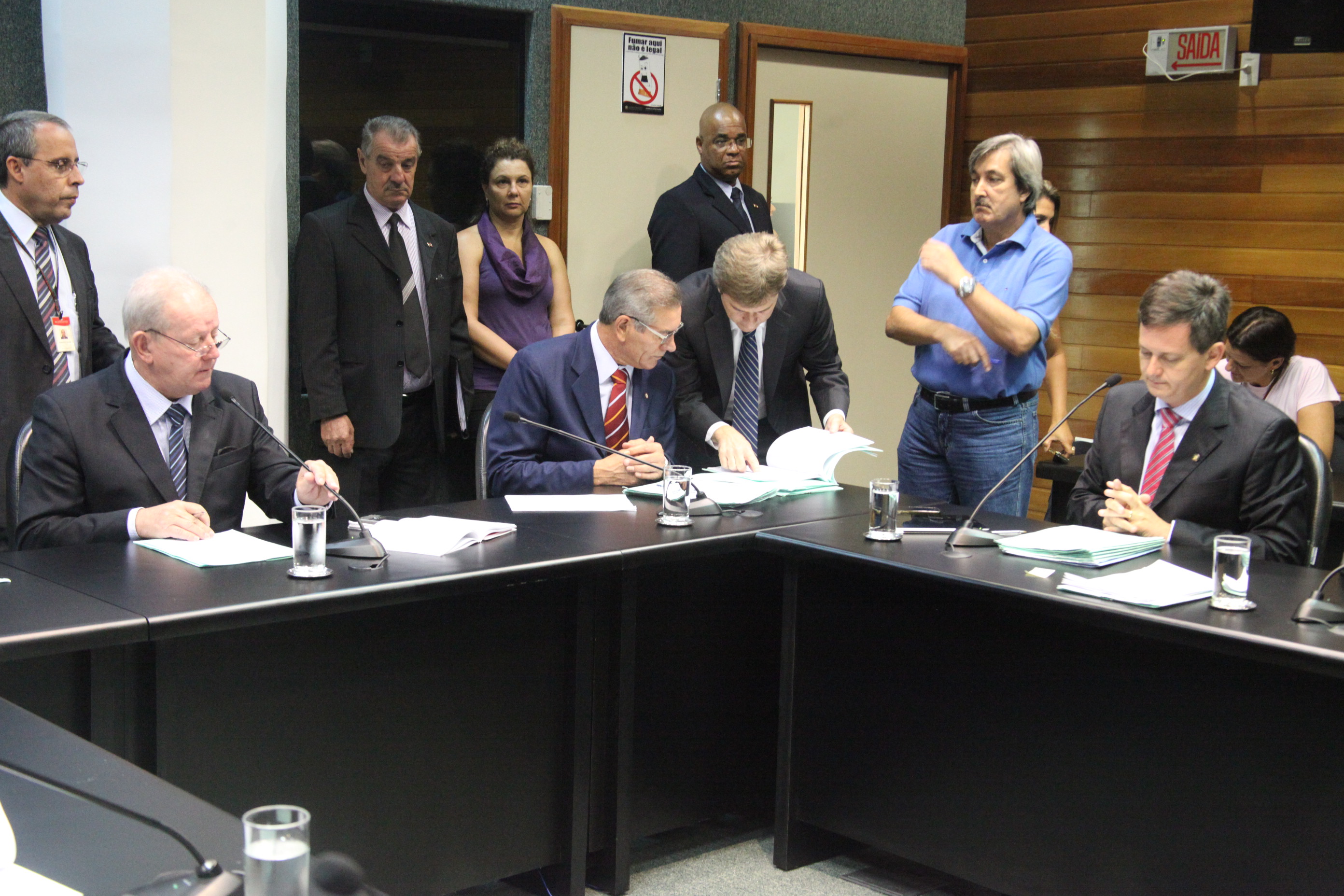 Reunião da Comisão de Constituição e Justiça. Foto: Fábio Queiroz / Agência AL