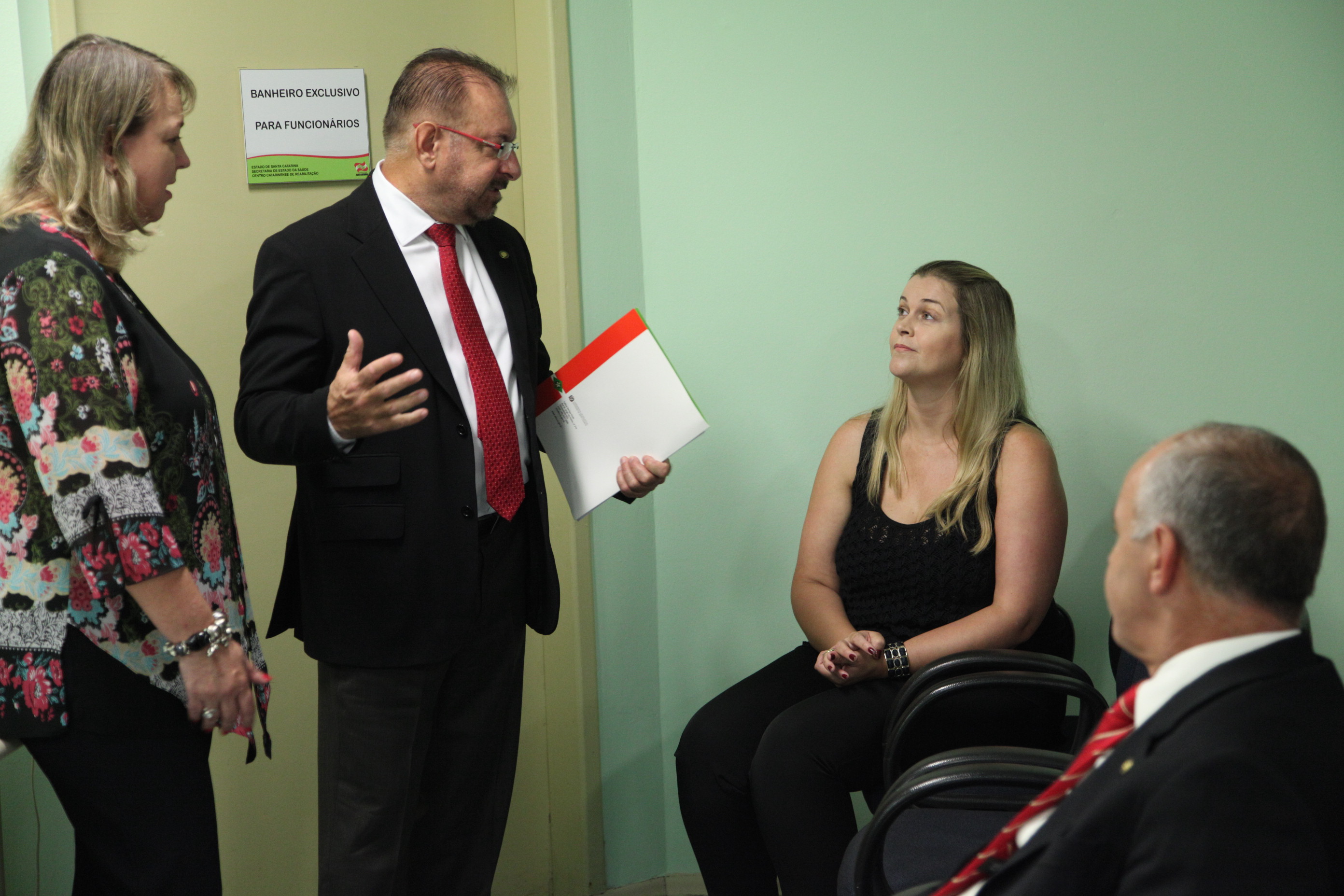 Visita da Comissão de Saúde ao Centro Catarinense de Reabilitação - Foto: Solon Soares / Agência AL