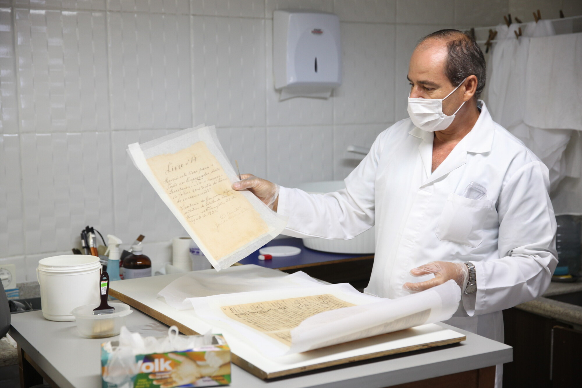 Laboratório do Centro de Memória da Alesc é exemplo para Assembleia do ES