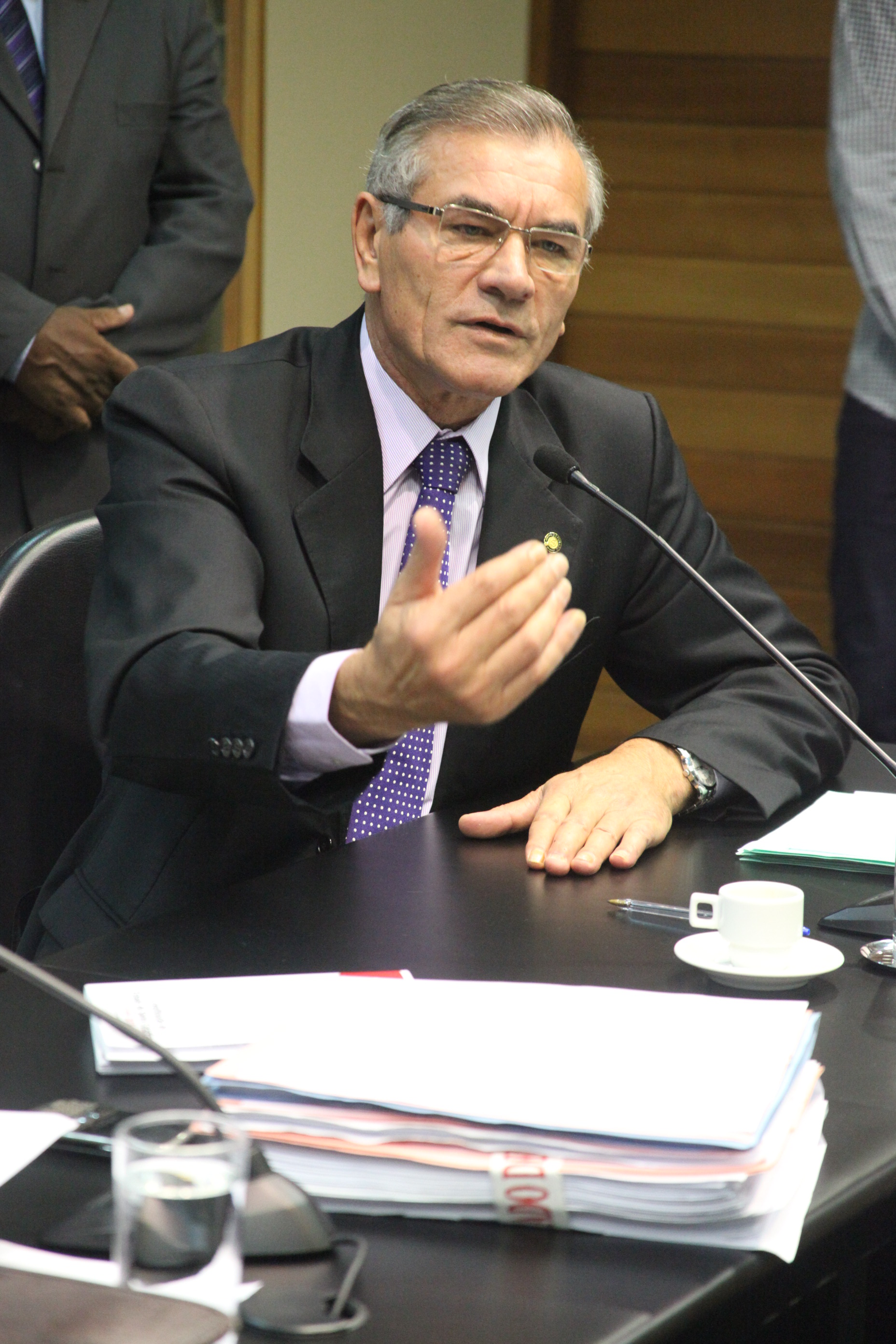 Deputado Silvio Dreveck (PP). Reunião da Comissão de Constituição e Justiça. Foto: Fábio Queiroz / Agência AL
