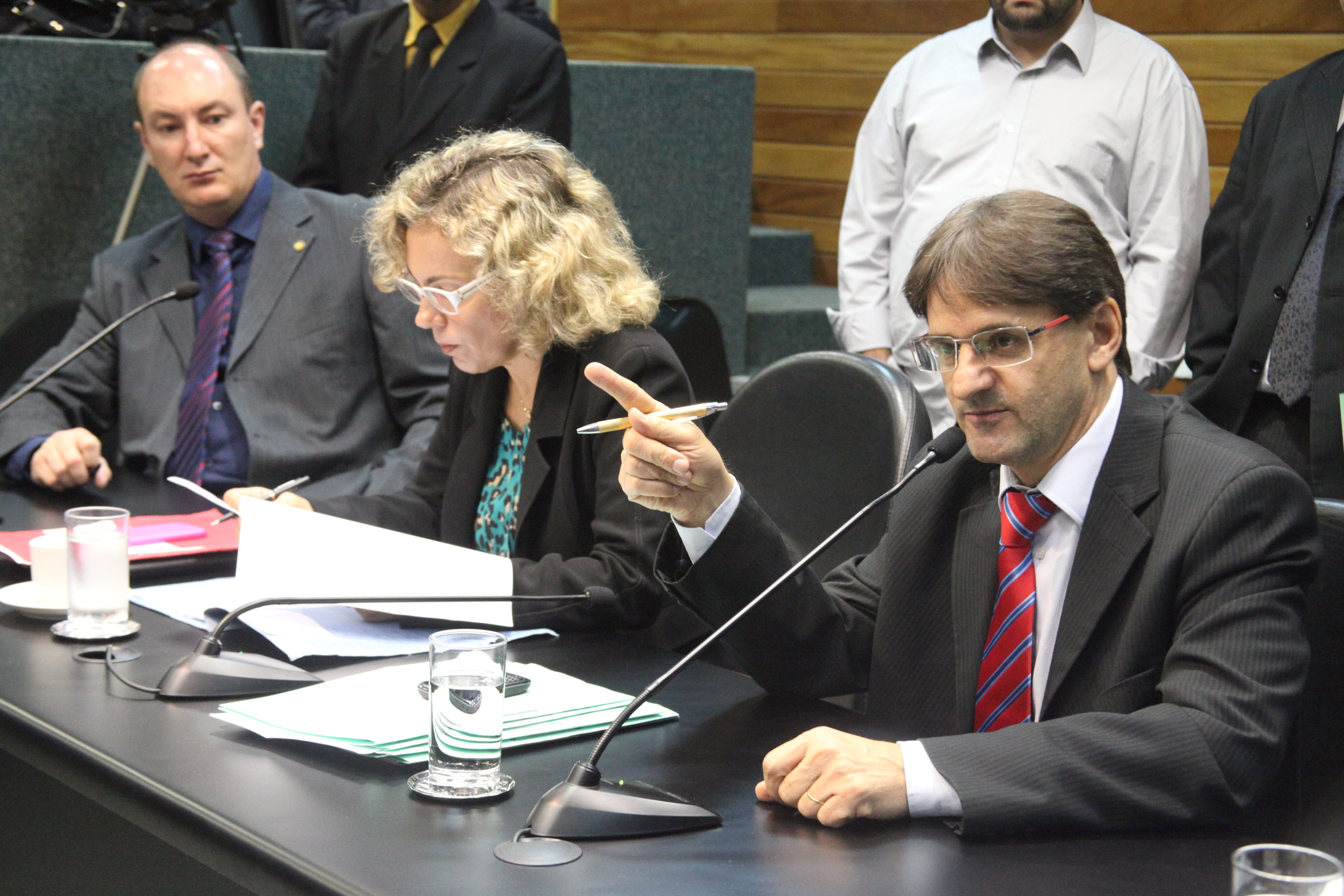 Reunião da Comissão de Constituição e Justiça. Foto: Fábio Queiroz / Agência AL