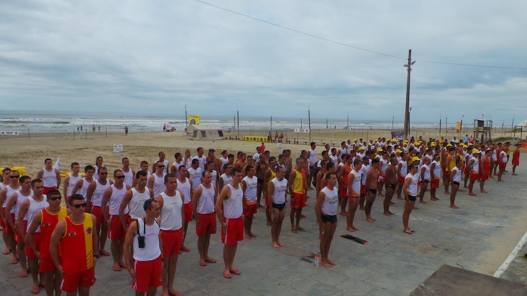 Solenidade de abertura do X Campeonato Catarinense de Resgate Aquático