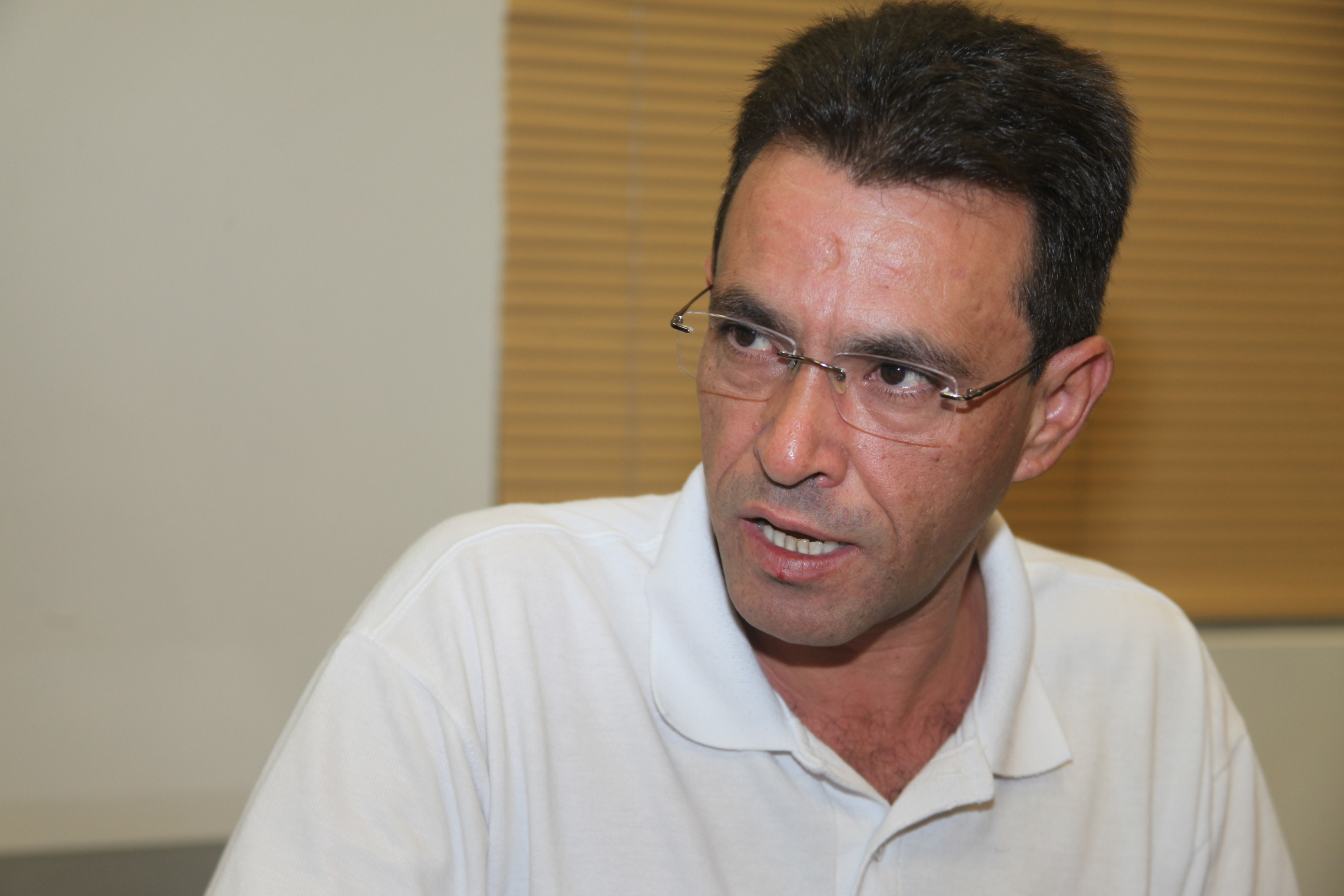 Soldado Elisandro Lotin de Souza - presidente da Aprasc. Foto: Fábio Queiroz / Agência AL