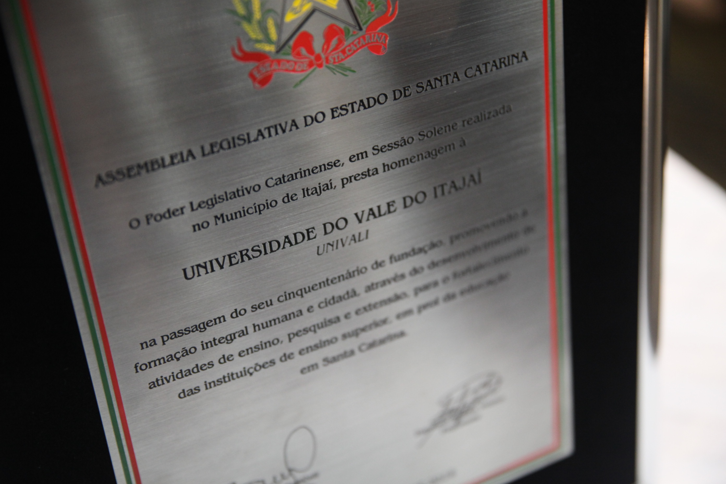 Homenagem a UNIVALI, Universidade do Vale do Itajaí - Foto: Lucas Gabriel Diniz / Agência AL