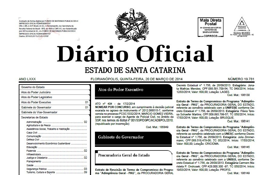 Exposição no Parlamento celebra os 80 anos do Diário Oficial do Estado