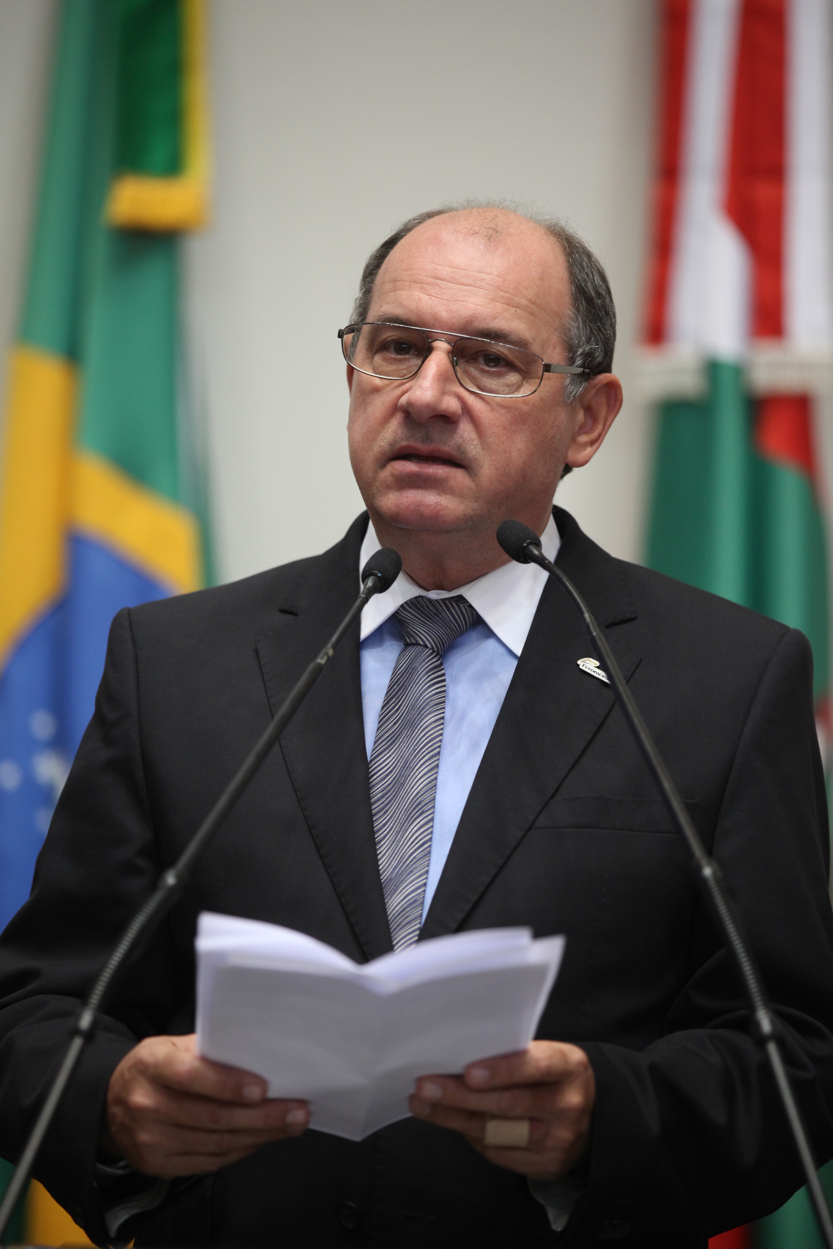 Sessão Ordinária - Presidente  FECOMERCIO  Bruno Breithaupt    Foto: Carlos Kilian/Agência AL
