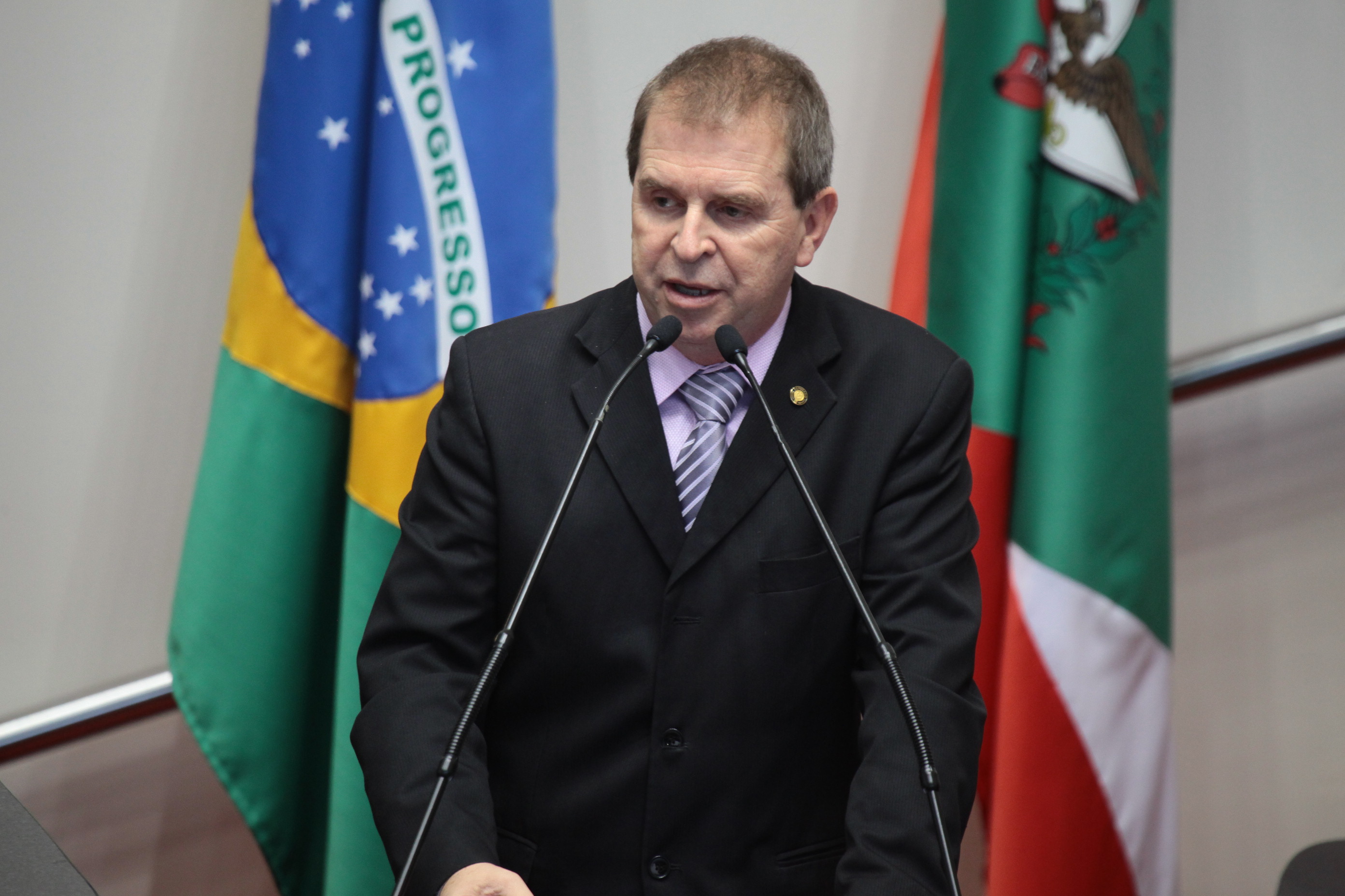 Deputado Maurício Eskudlark (PSD)  - Sessão Plenária - Plenário Osni Regis. Foto: Miriam Zomer/Agência AL