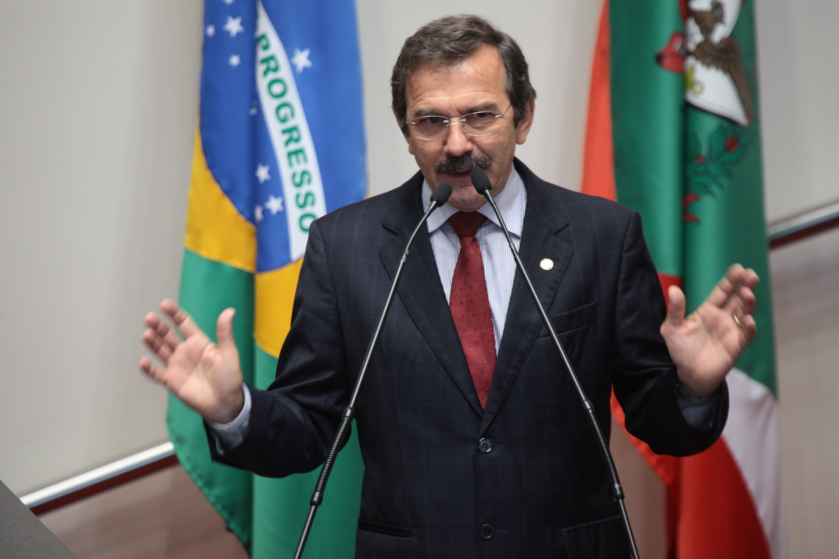 Deputado Serafim Venzon (PSDB) - Sessão Plenária - Plenário Osni Regis. Foto: Miriam Zomer/Agência AL