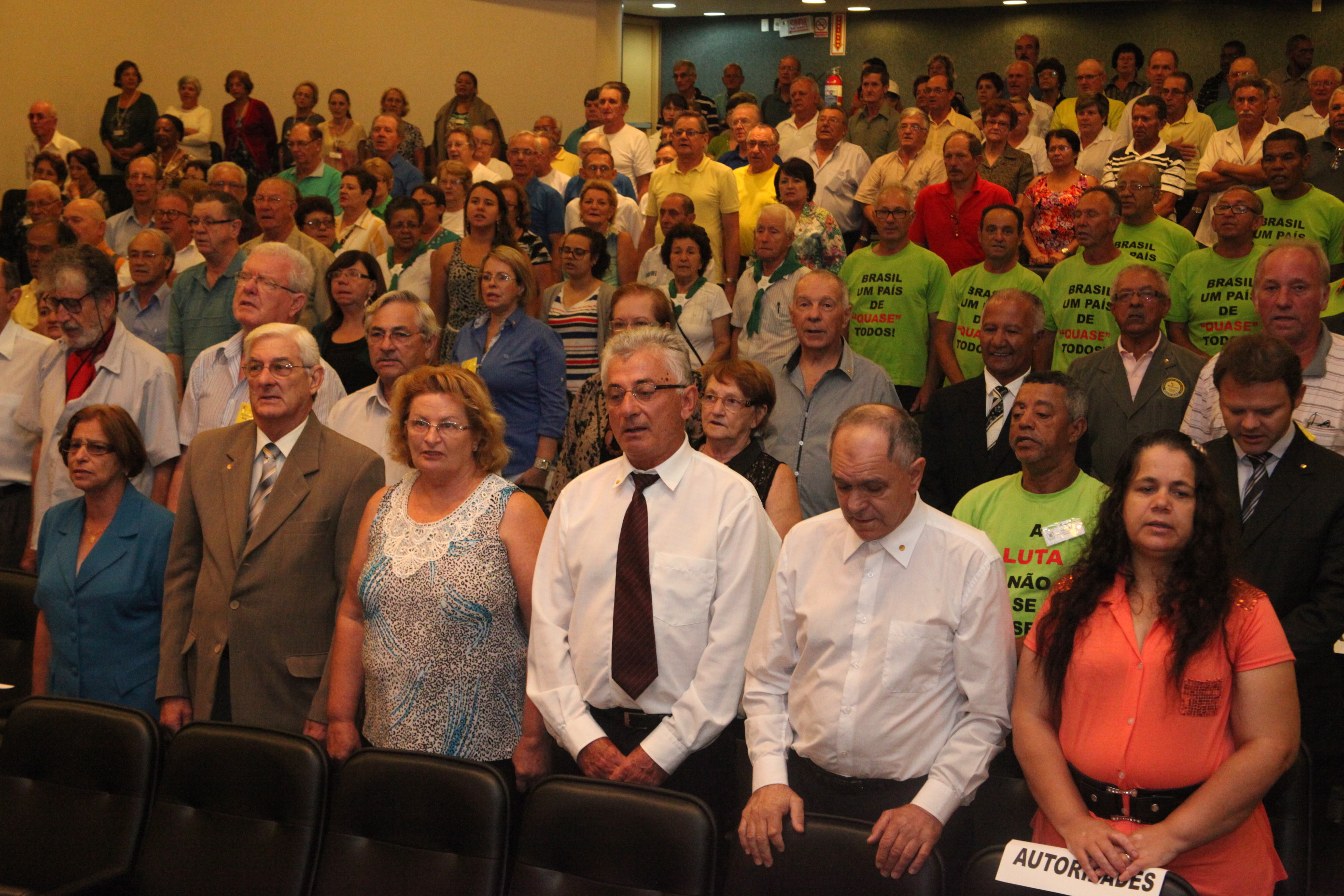 Ato Parlamentar Solene em homenagem aos Aposentados do Estado de Santa Catarina. Foto: Fábio Queiroz / Agência AL