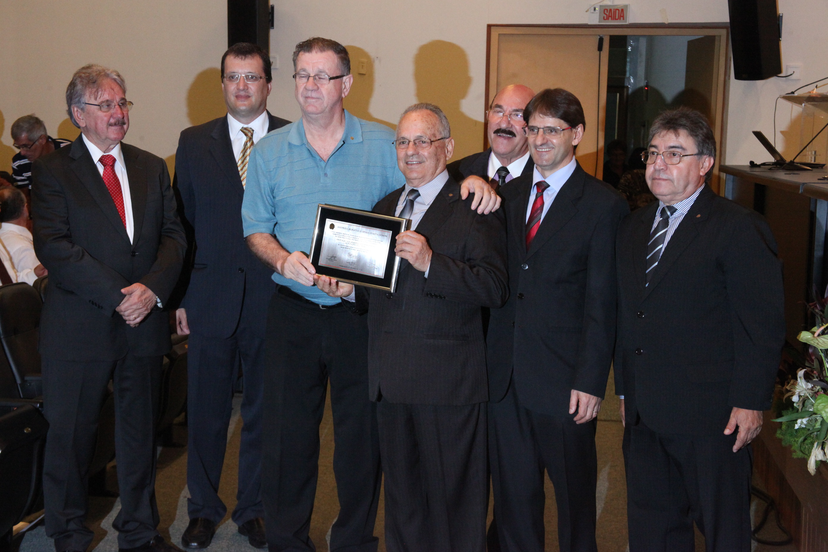 Ato Parlamentar Solene em homenagem aos Aposentados do Estado de Santa Catarina. Foto: Fábio Queiroz / Agência AL