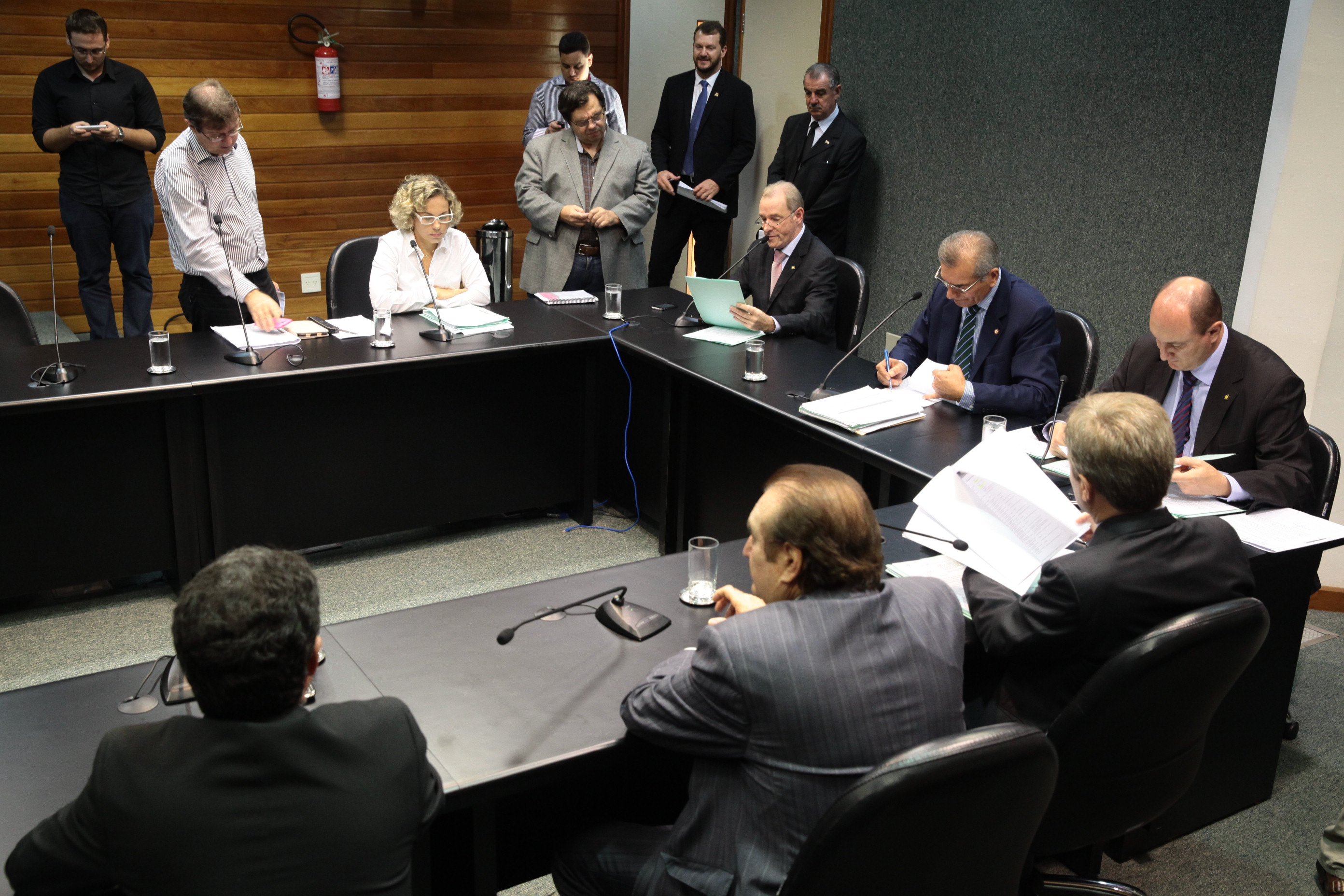 Reunião da Comissão de Constituição e Justiça. Foto: Miriam Zomer/ Agência AL