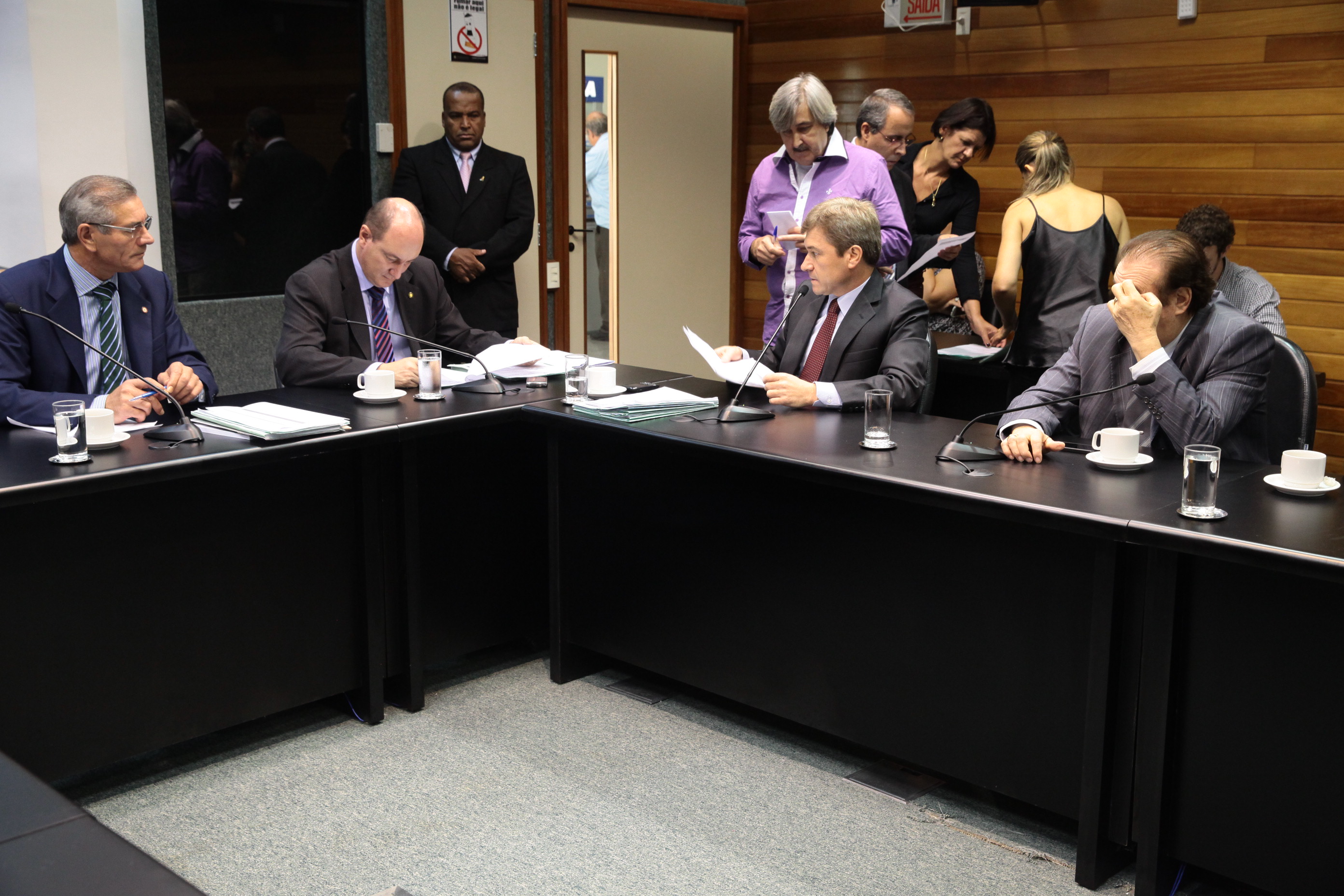 Reunião da Comissão de Constituição e Justiça. Foto: Miriam Zomer/ Agência AL