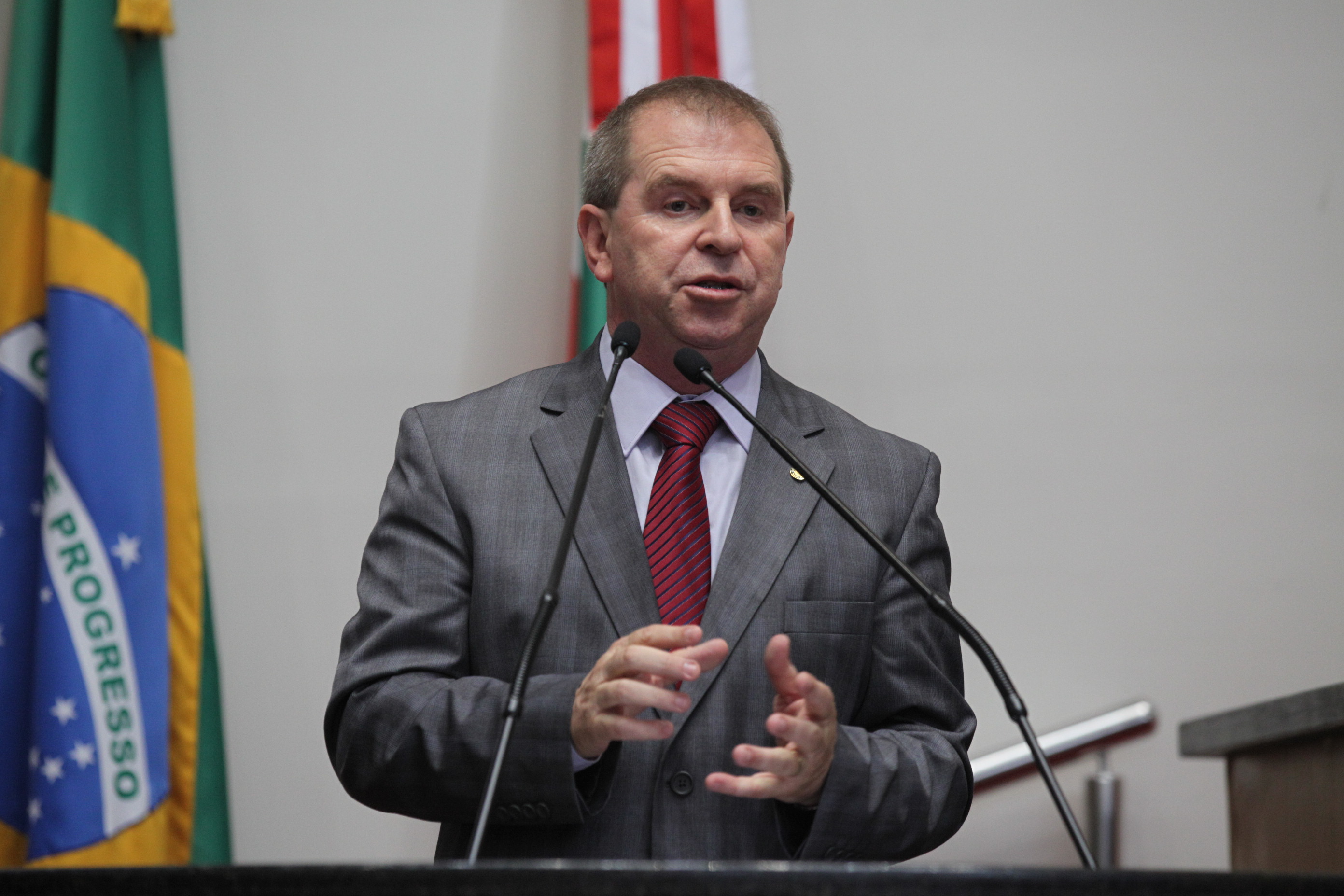 Deputado Maurício Eskudlark (PSD) - Sessão Plenária.  Foto: Solon Soares