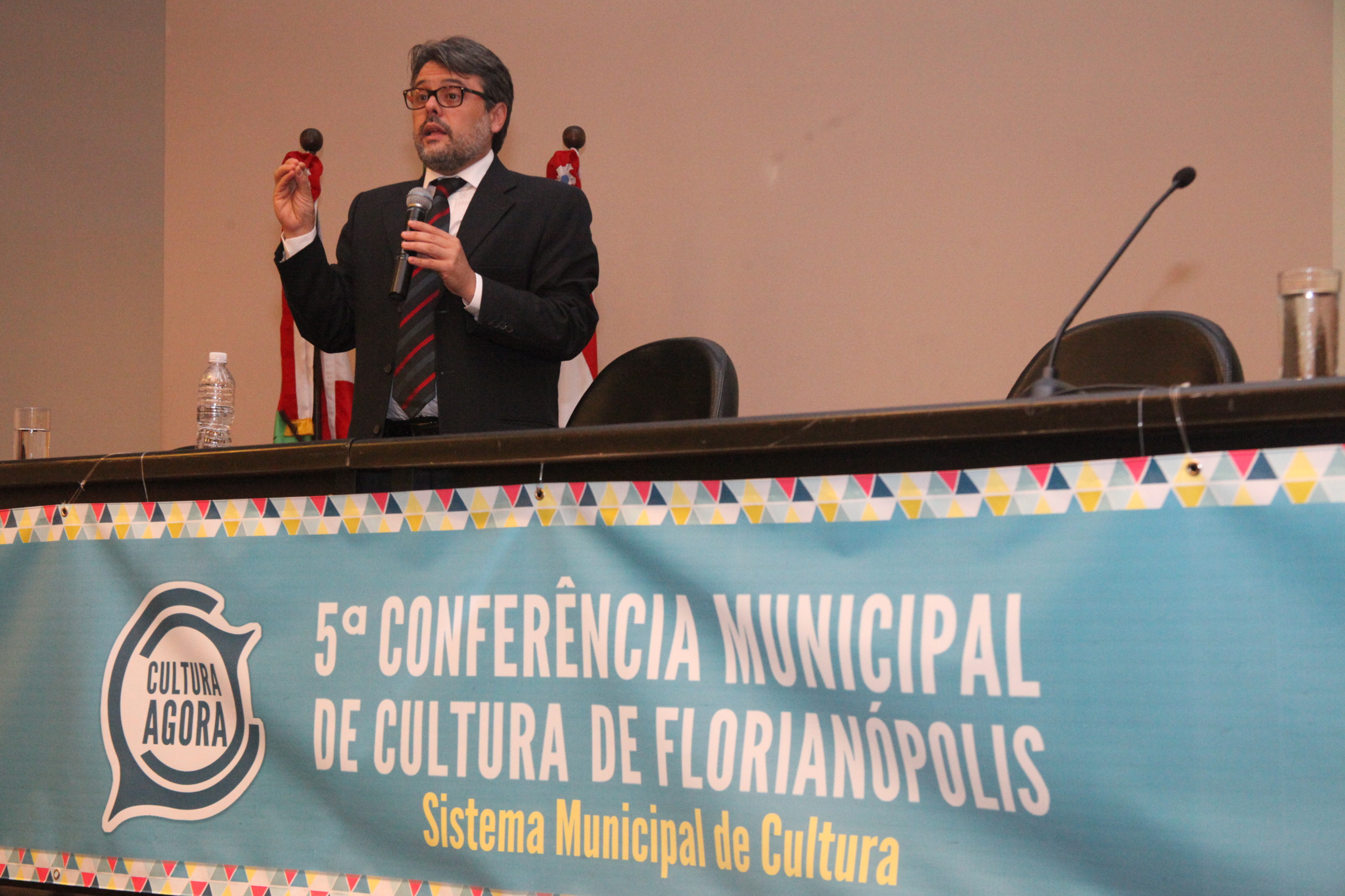 V Conferência Municipal de Cultura de Florianópolis. Foto: Fábio Queiroz / Agência AL
