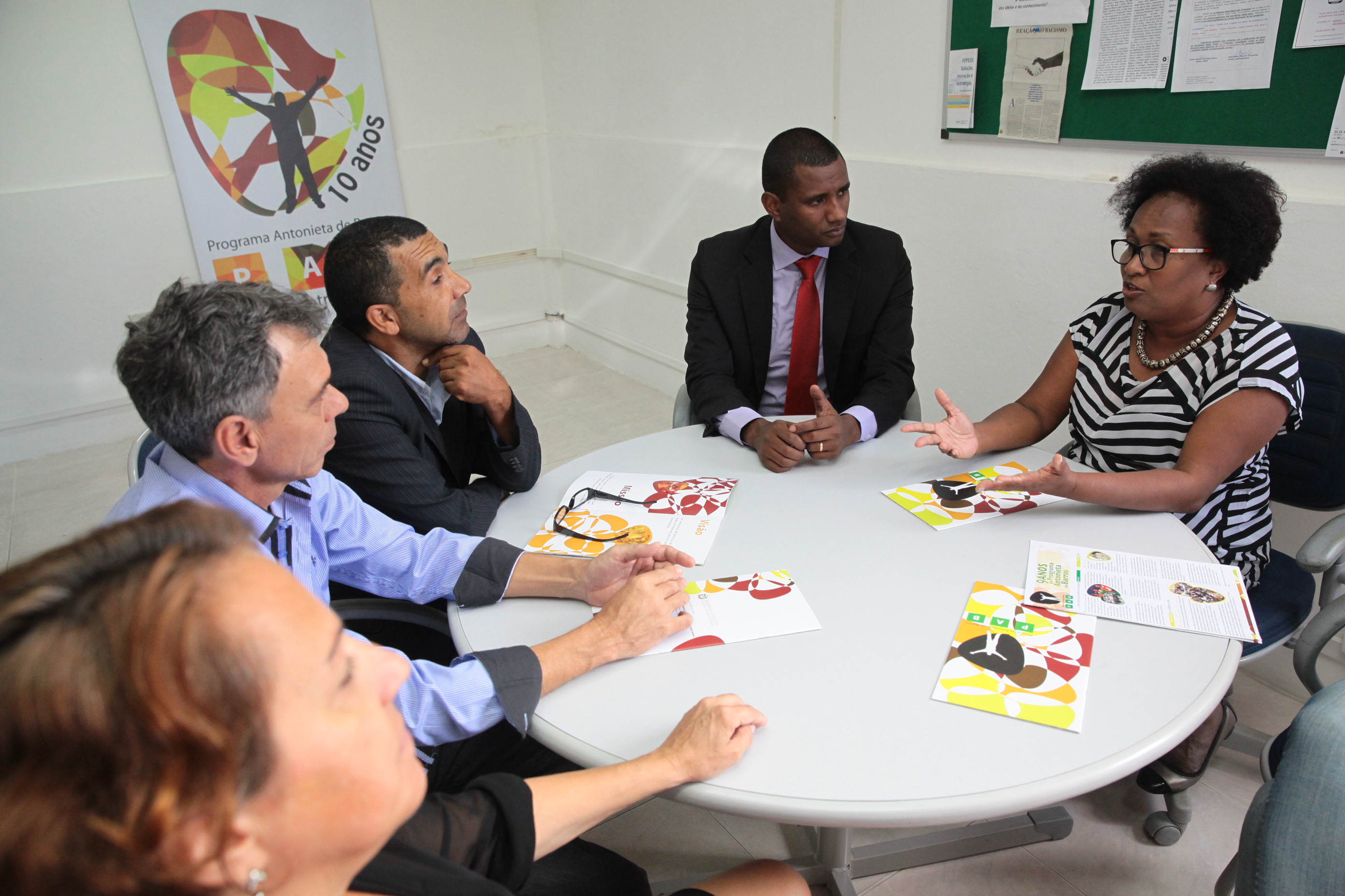 Lideranças de Joinville visitam PAB. Foto: Miriam Zomer/ Agência AL