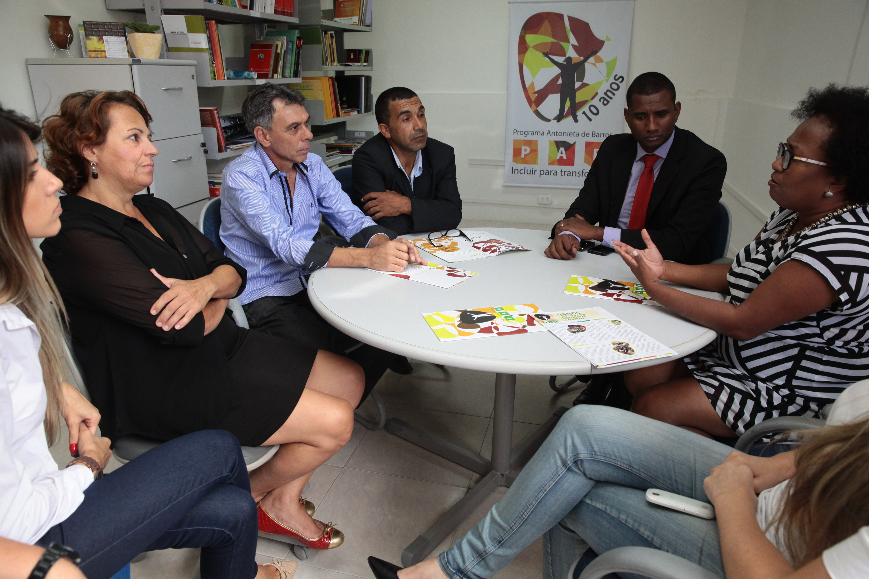 Lideranças de Joinville visitam PAB. Foto: Miriam Zomer/ Agência AL