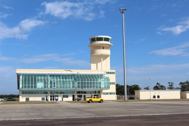 Cerimônia marca início das operações no aeroporto de Jaguaruna
