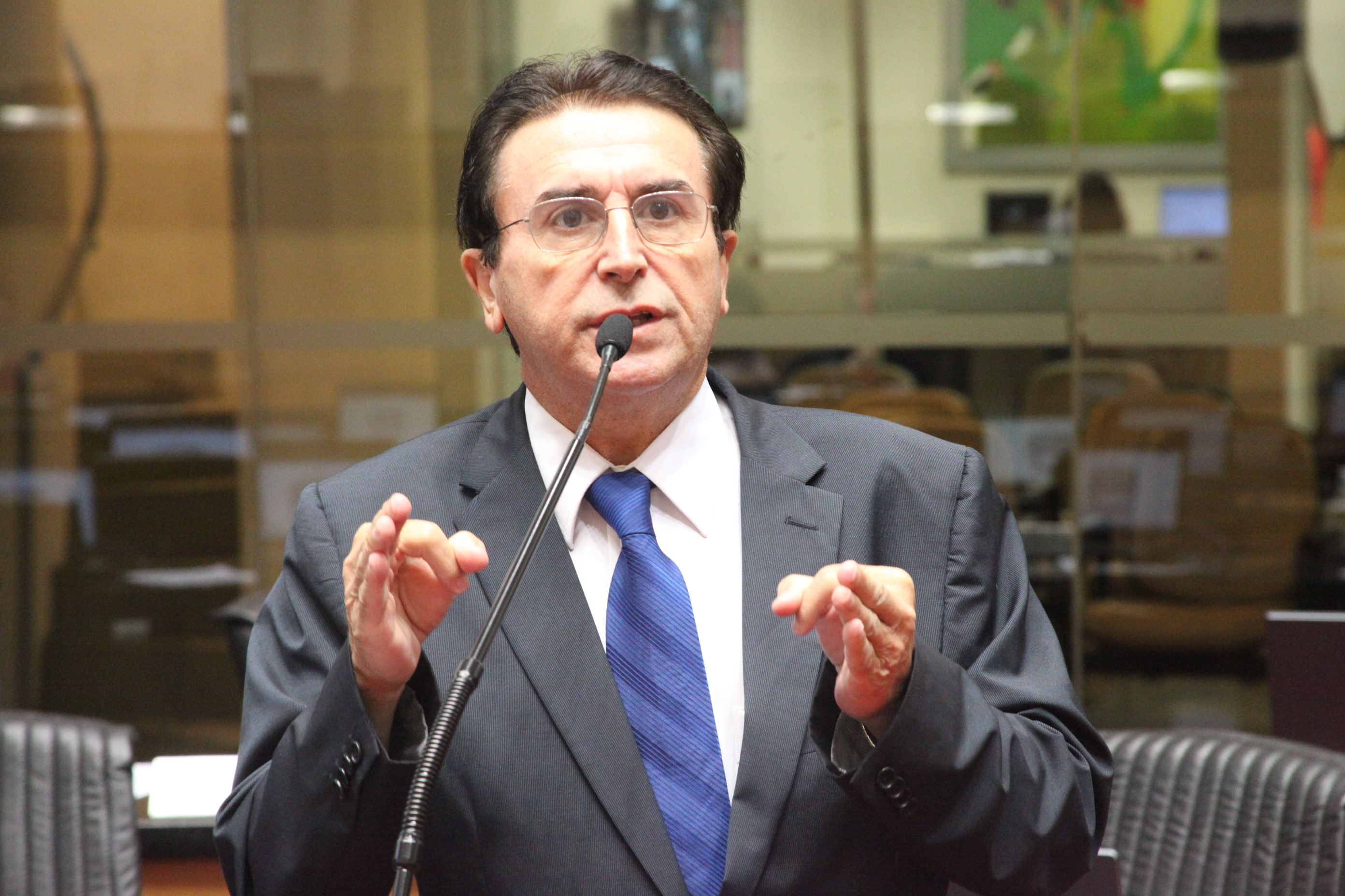 Deputado Antonio Aguiar (PMDB) - Sessão Ordinária - Plenário Osni Regis. Foto: Fábio Queiroz / Agência AL