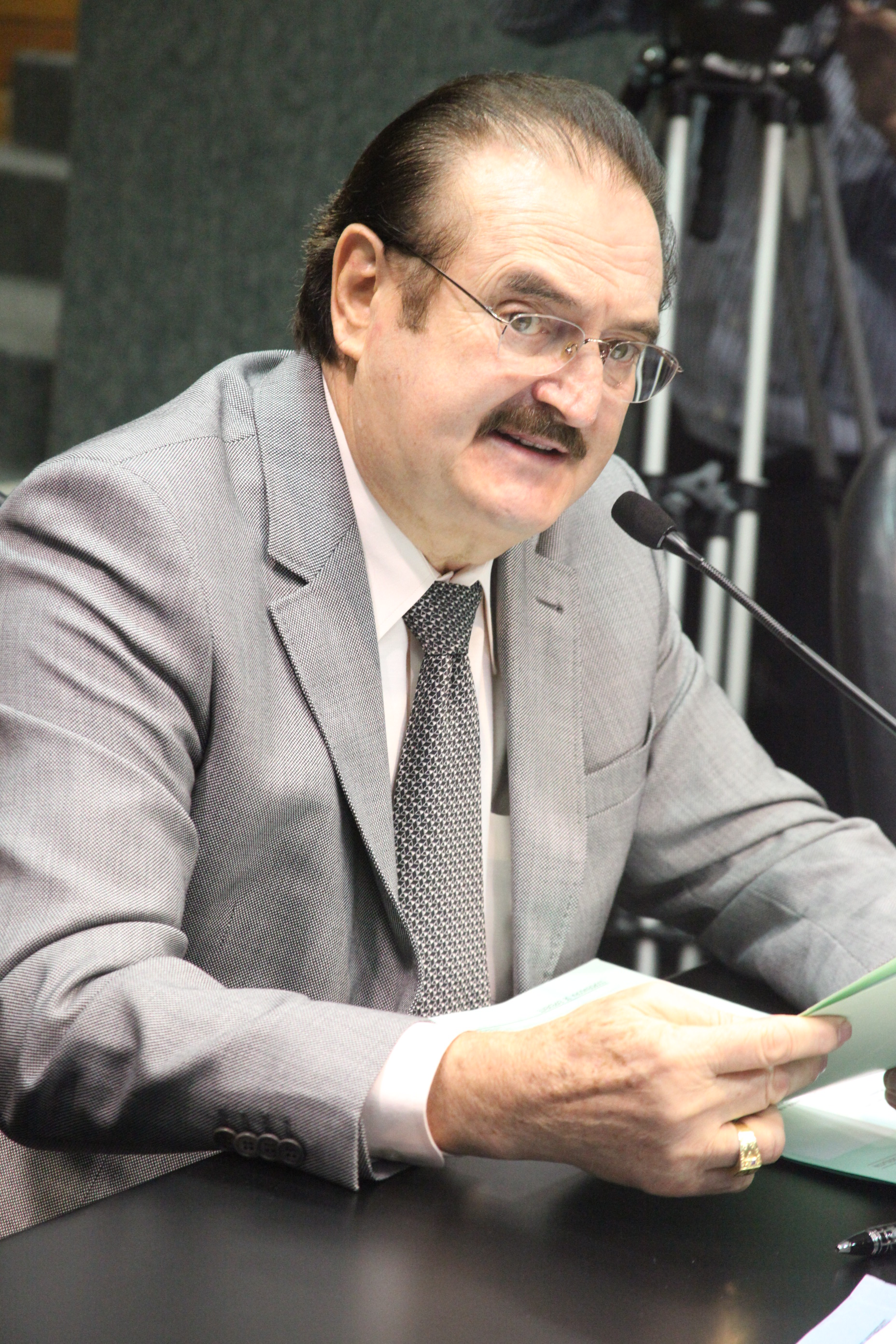 Deputado Narcizo Parisotto (PTB). Reunião da Comissão de Constituição e Justiça. Foto: Fábio Queiroz / Agência AL