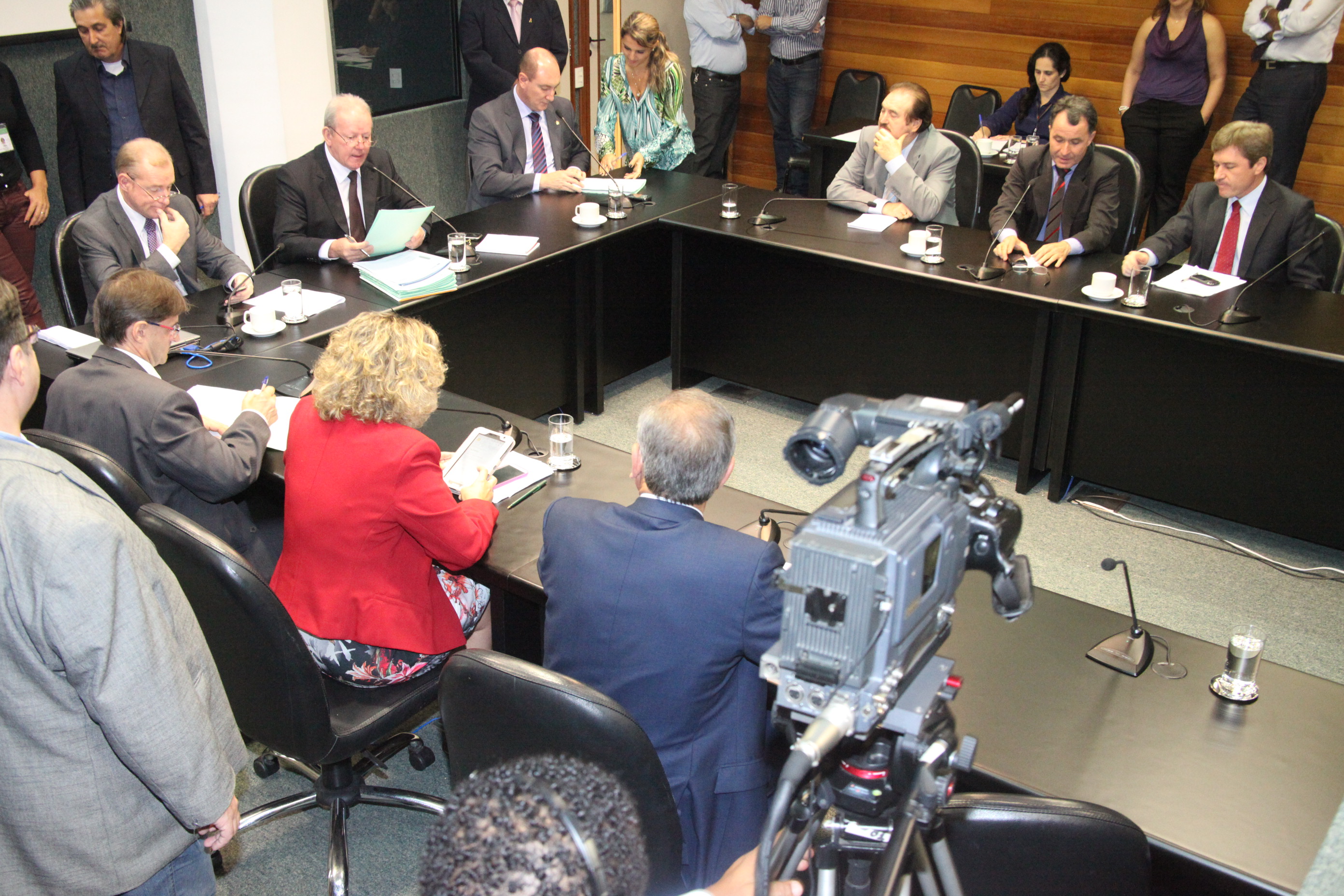 Reunião da Comissão de Constituição e Justiça. Foto: Fábio Queiroz / Agência AL