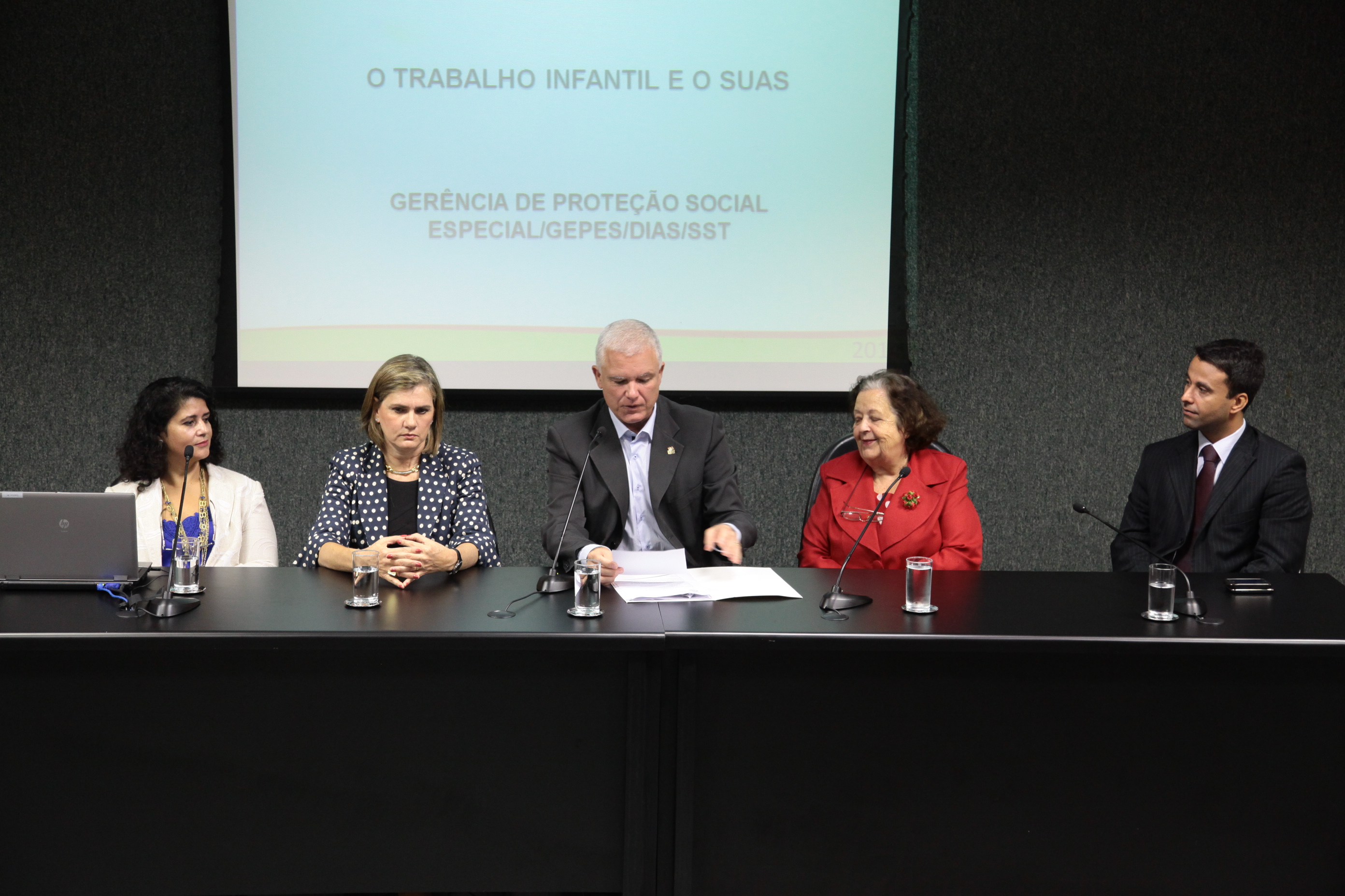 Encontro Estadual das Secretarias Municipais de Assistência Social, sobre a erradicação do trabalho infantil em Santa Catarina. Foto: Miriam Zomer/Agência AL