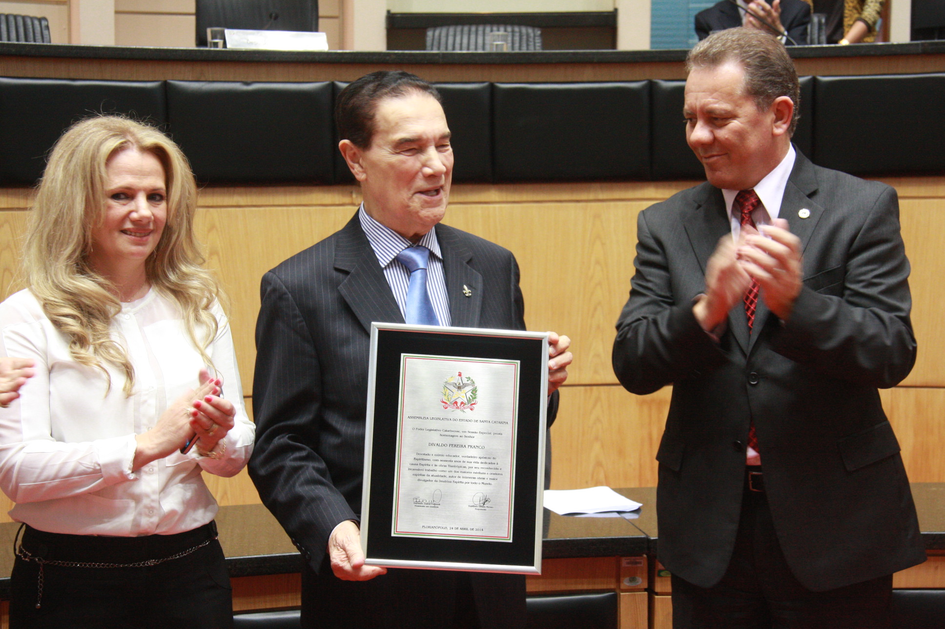 Homenagem Sr Divaldo Franco_Eduardo Guedes de Oliveira / Agência AL