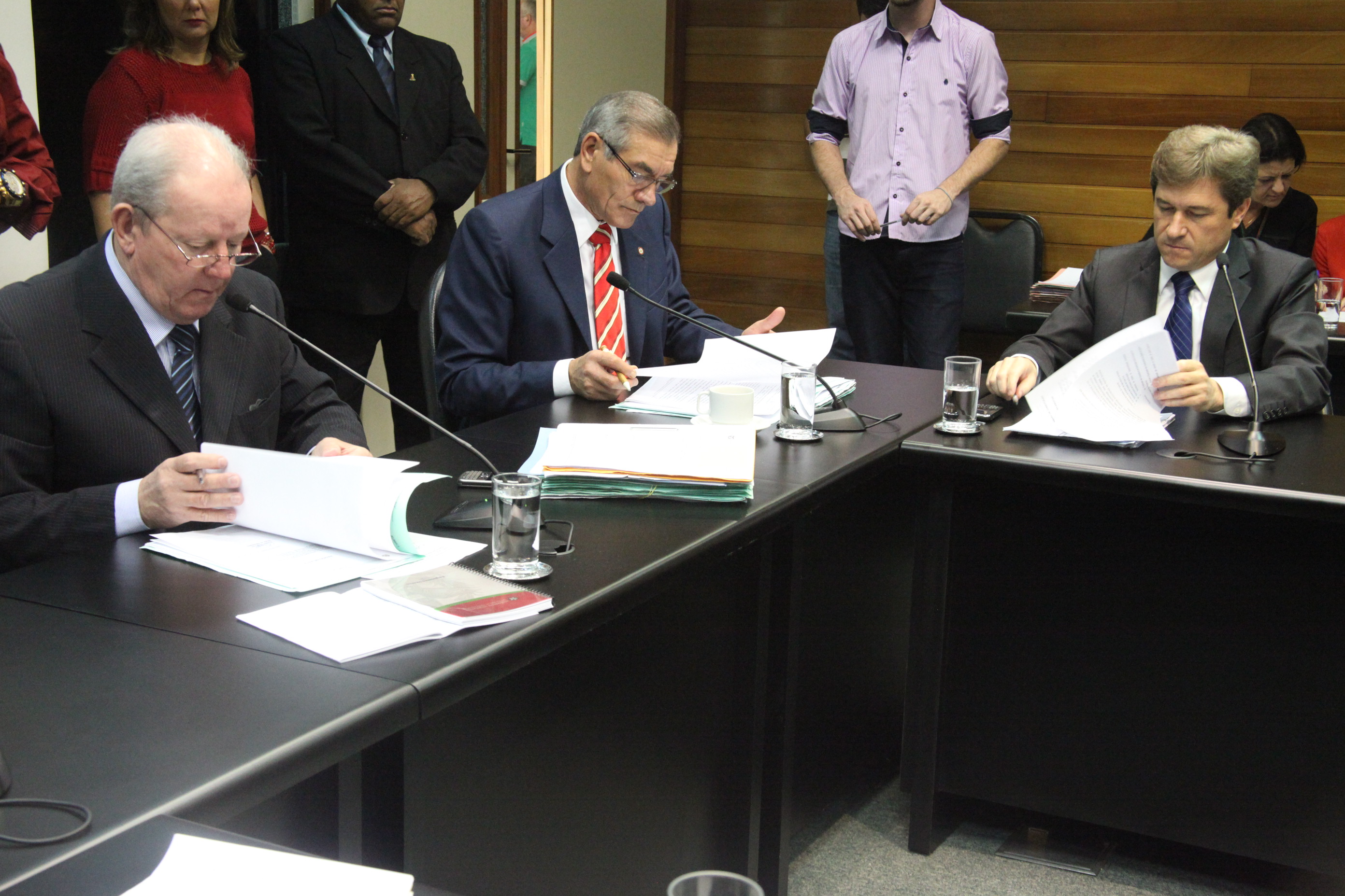 Reunião da Comissão de Constituição e Justiça. Foto: Fábio Queiroz / Agência AL
