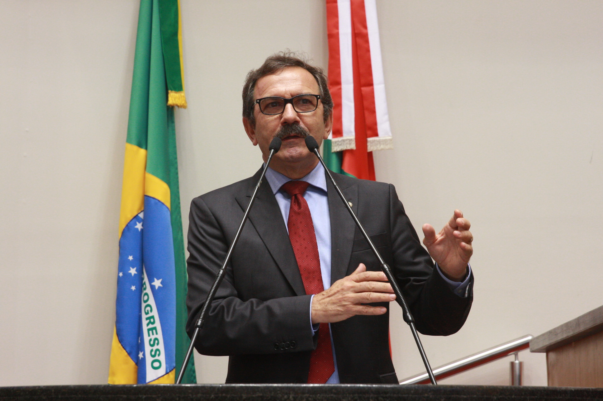Sessão Ordinária - Plenário Osni Régis - Dep. Serafim Venzon (PSDB) - Foto: Eduardo Guedes de Oliveira / Agência AL