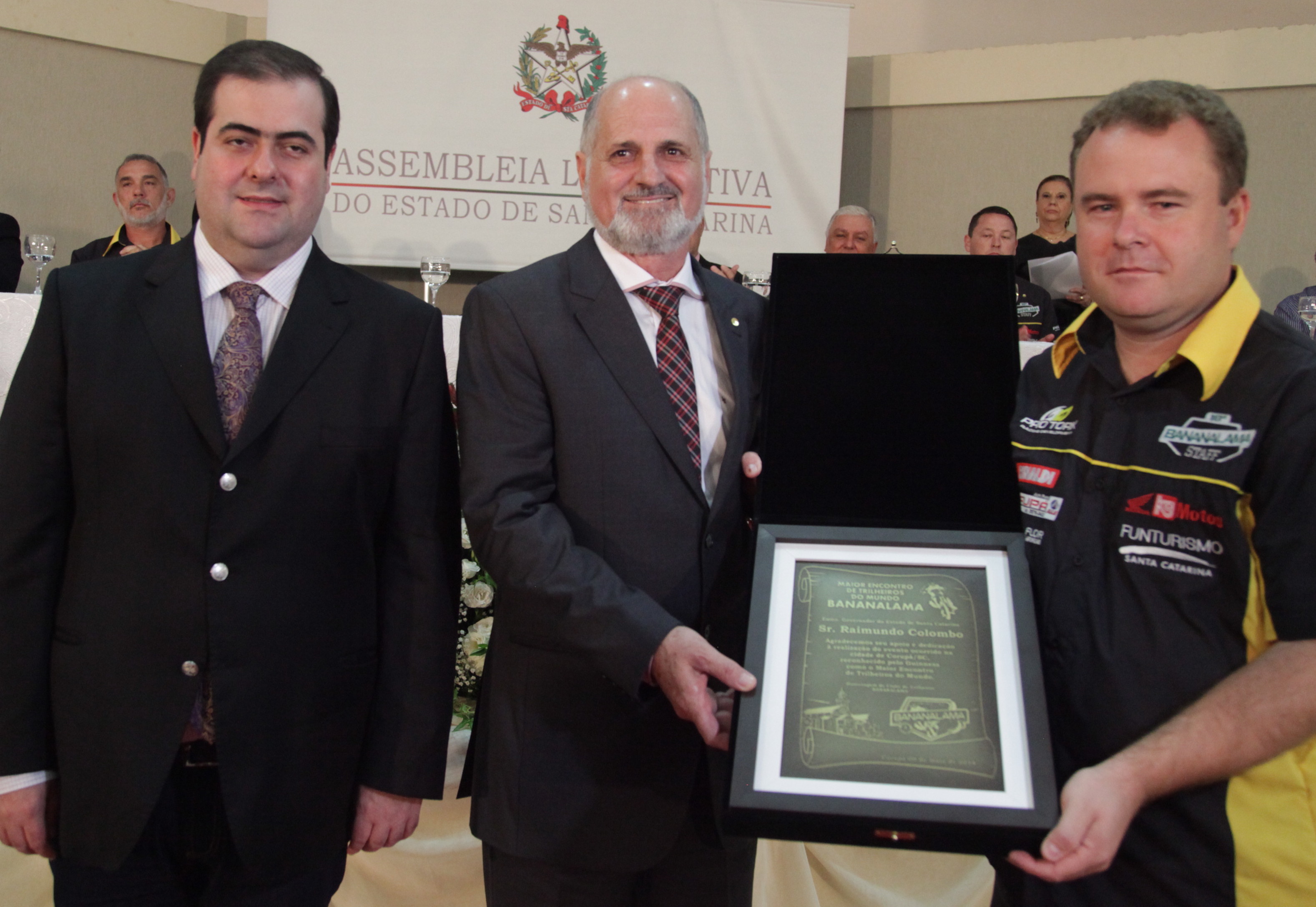 Sessao Solene em Homenagem a BANANALAMA  2014 Corupa SC  Foto  Carlos Kilian Agencia Al