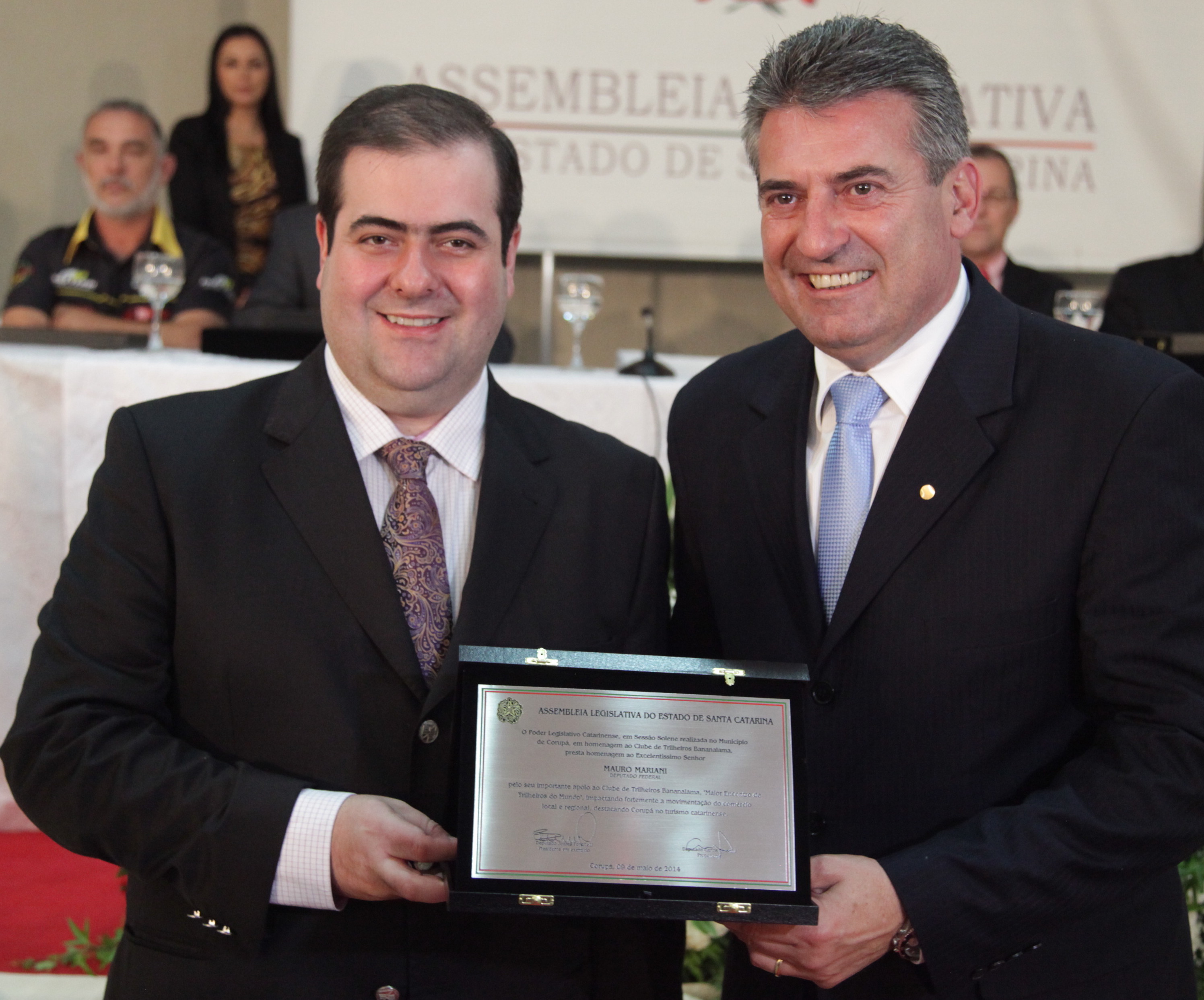 Sessao Solene em Homenagem a BANANALAMA  2014 Corupa SC   Foto  Carlos Kilian Agencia Al