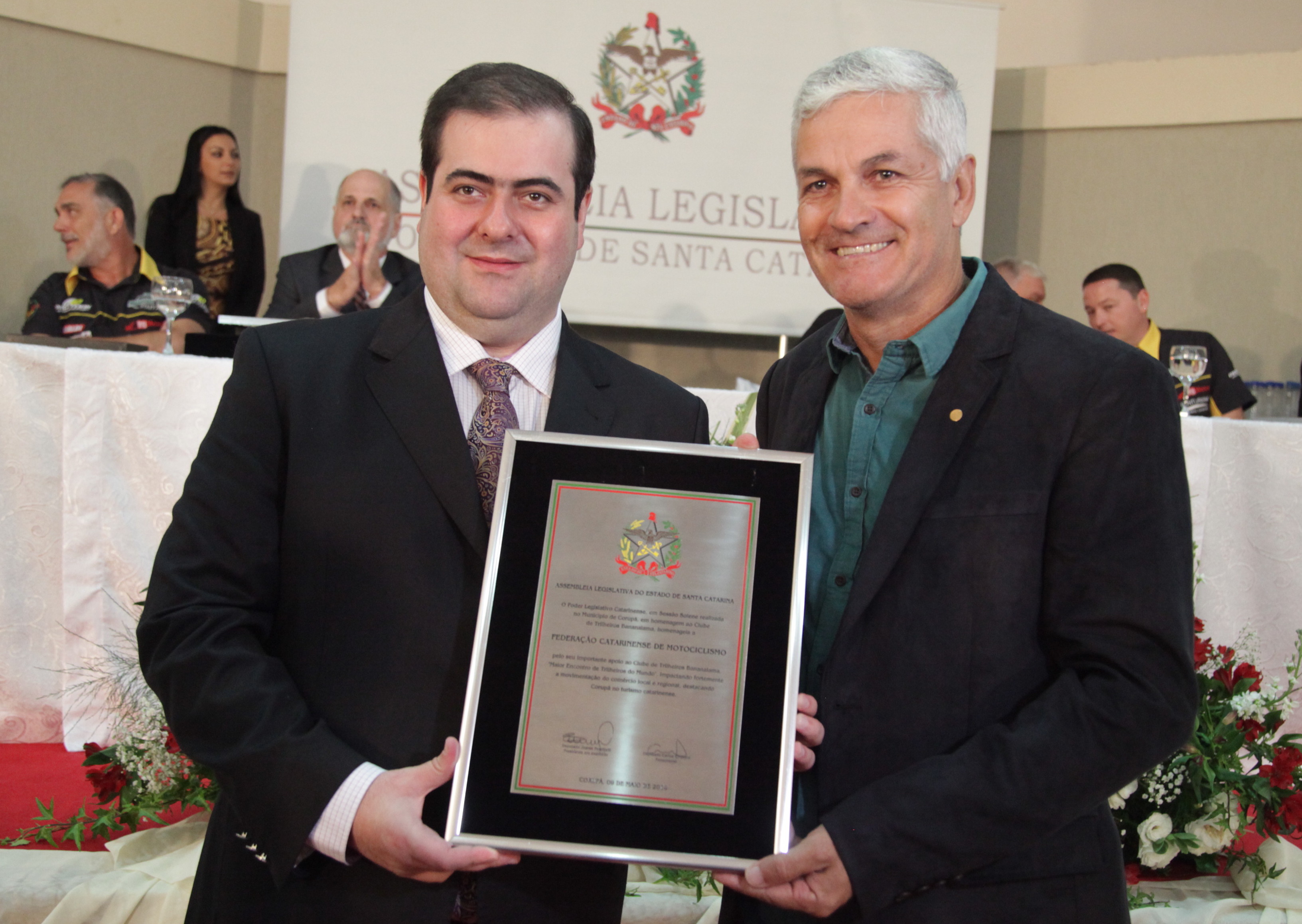 Sessao Solene em Homenagem a BANANALAMA 2014 Corupa SC    Foto  Carlos Kilian Agencia Al