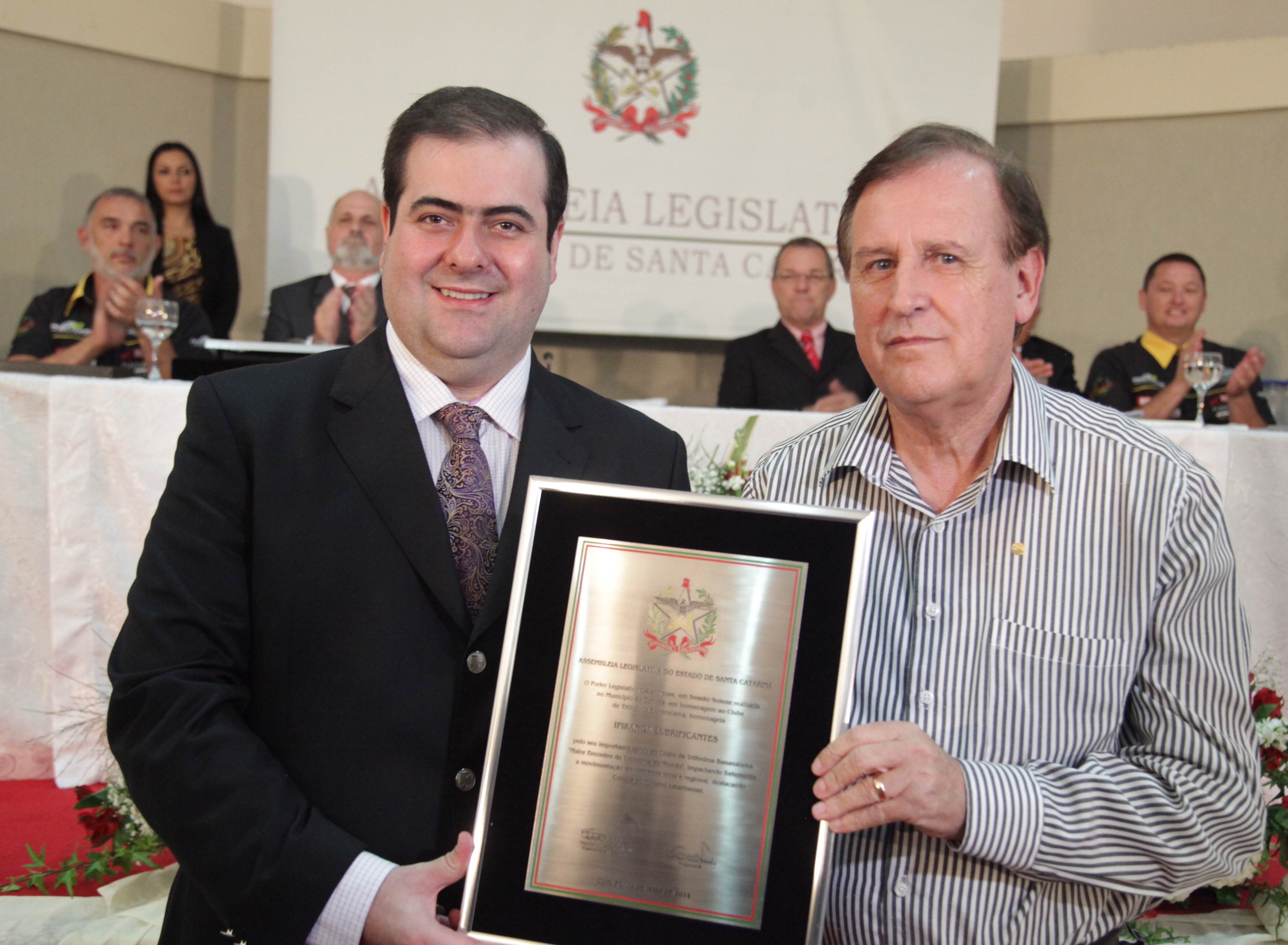 Sessao Solene em Homenagem a BANANALAMA  2014 Corupa SC   Foto  Carlos Kilian Agencia Al