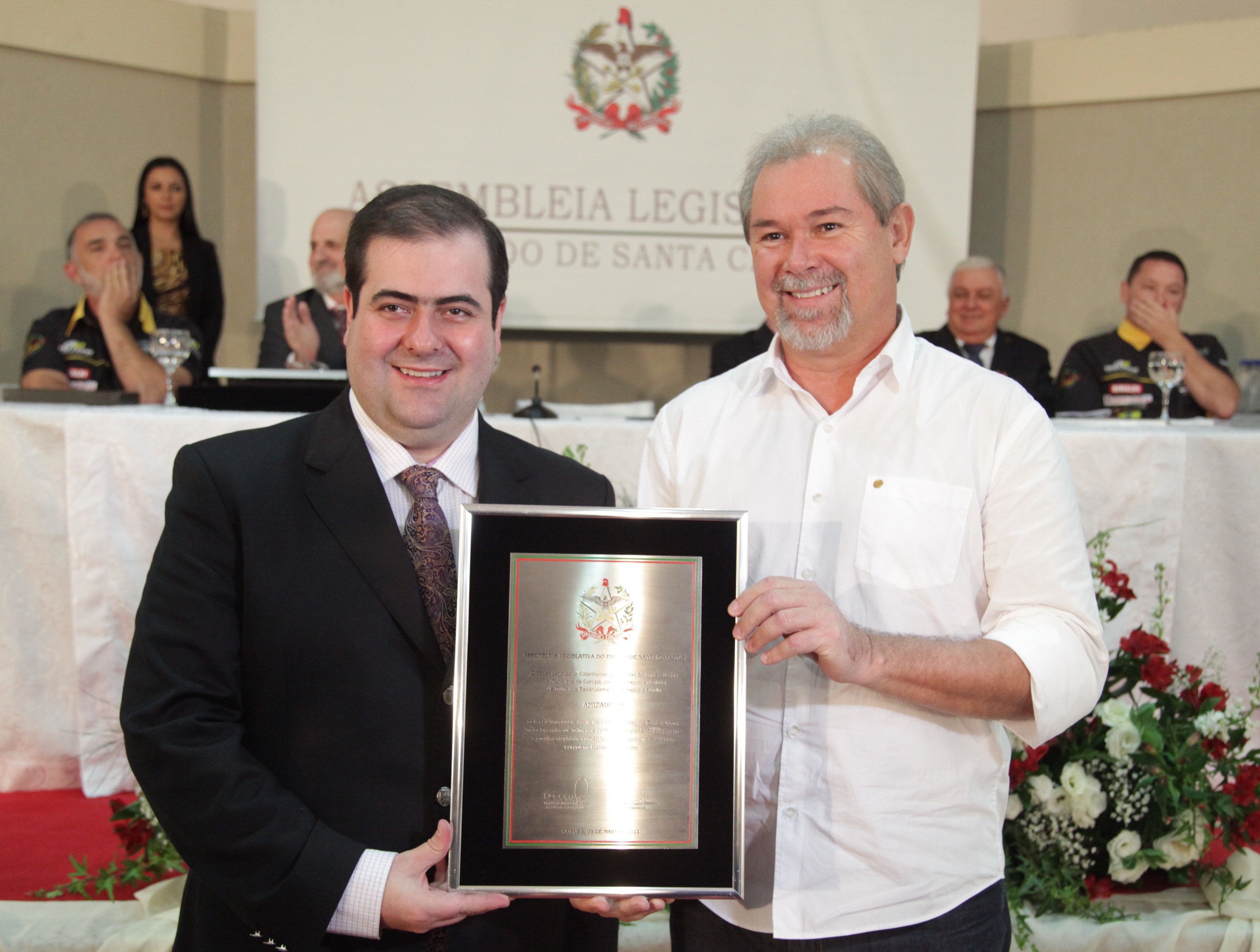 Sessao Solene em Homenagem a BANANALAMA   2014 Corupa SC  Foto  Carlos Kilian Agencia Al